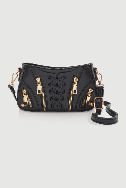 Lace Up Detail Crossbody Bag sold by Rainbow