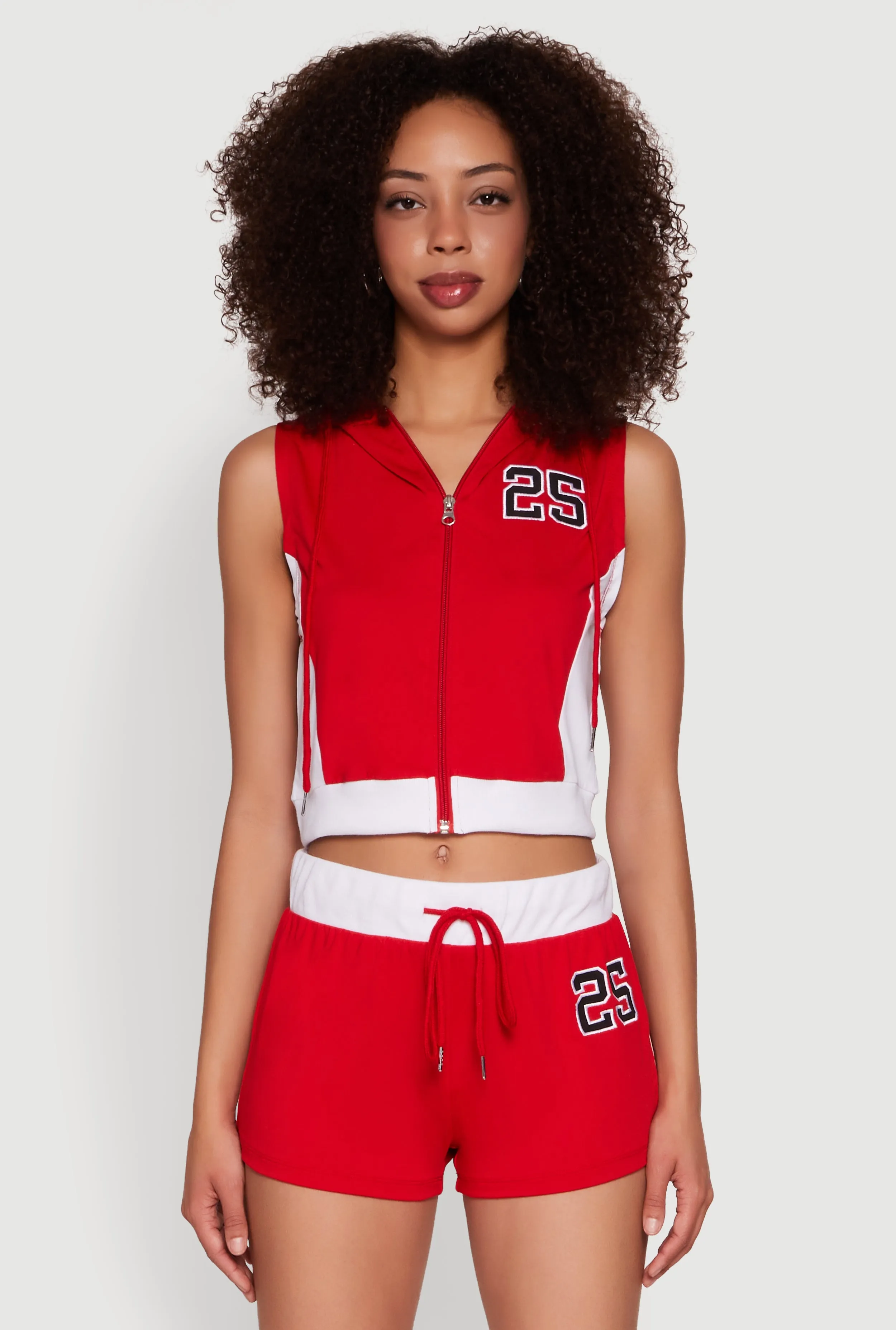 25 Graphic Hooded Zip Front Vest sold by Rainbow product image thumbnail 3