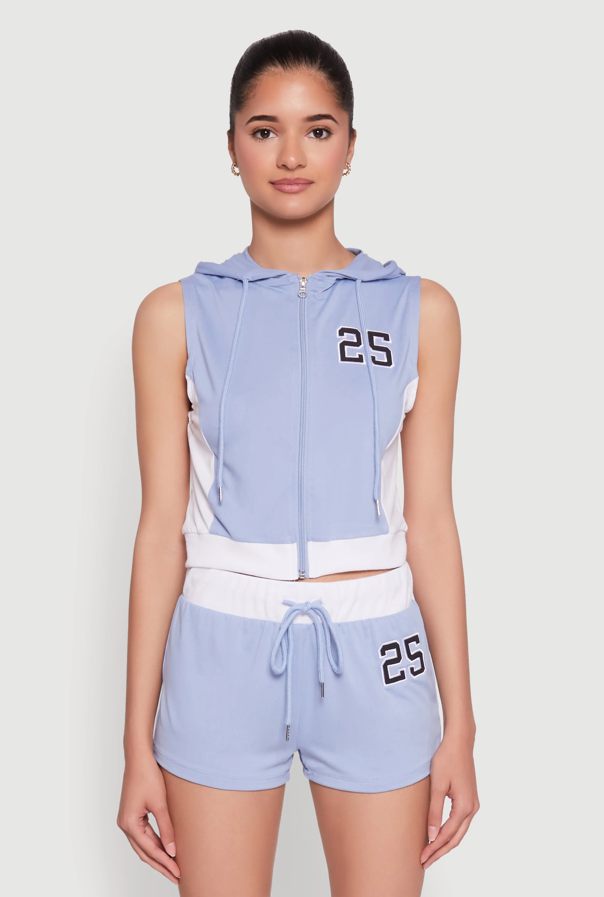 25 Graphic Hooded Zip Front Vest sold by Rainbow product image thumbnail 4