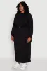 Plus Size Pullover Sweatshirt with Toggle Drawstring Hem sold by Rainbow