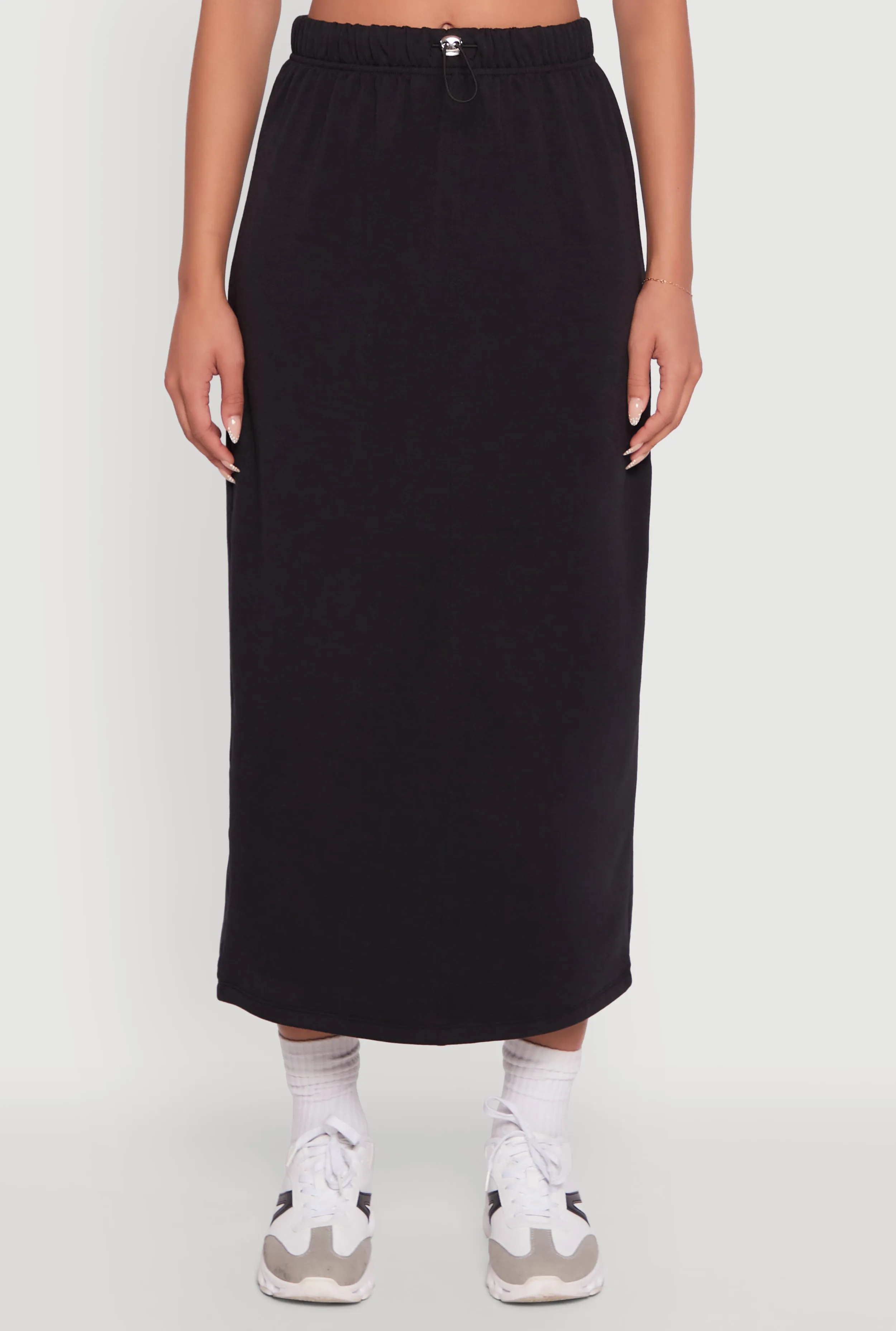 Fleece Maxi Skirt with Toggle Drawstring sold by Rainbow product image thumbnail 3