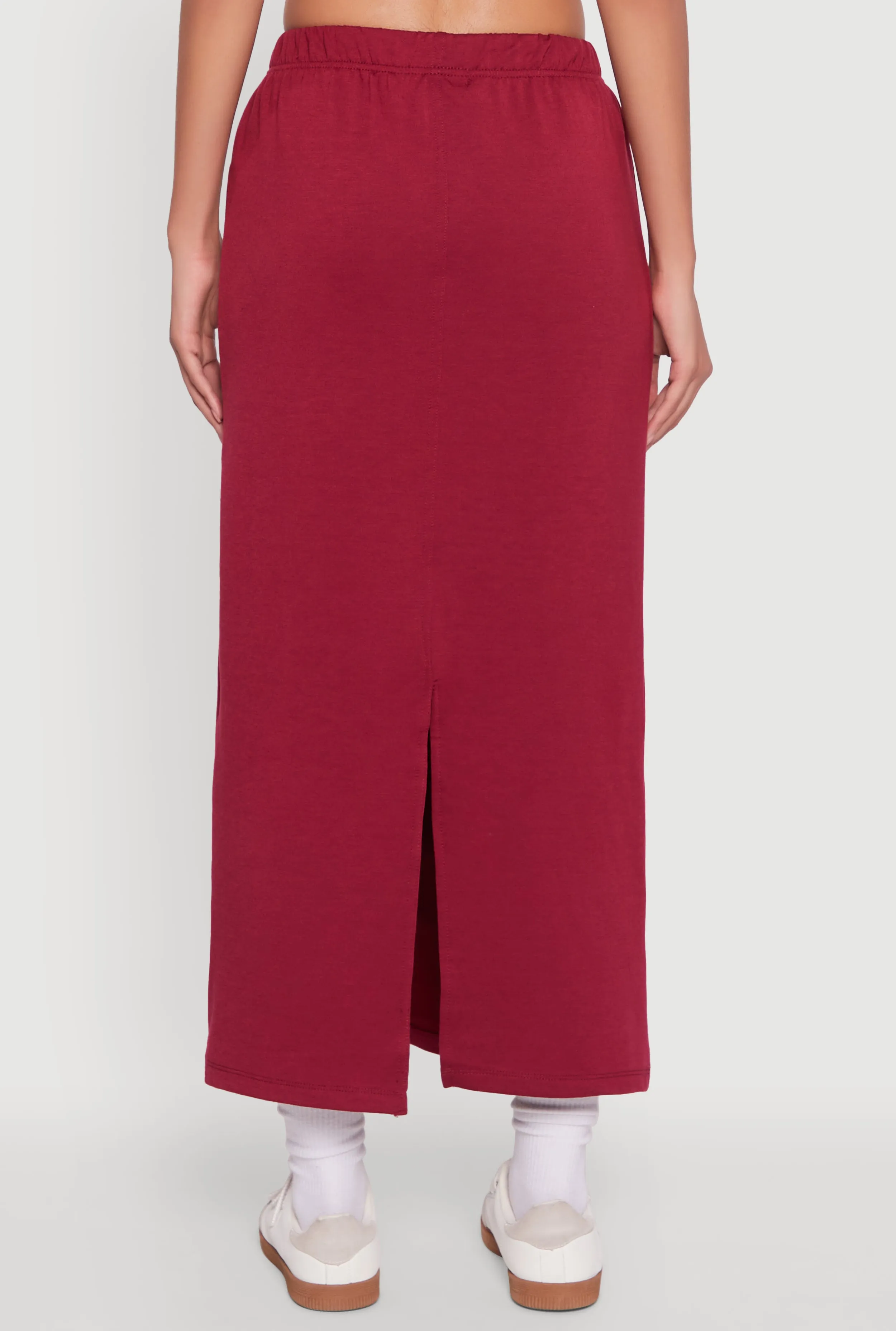 Fleece Maxi Skirt with Toggle Drawstring sold by Rainbow product image thumbnail 5
