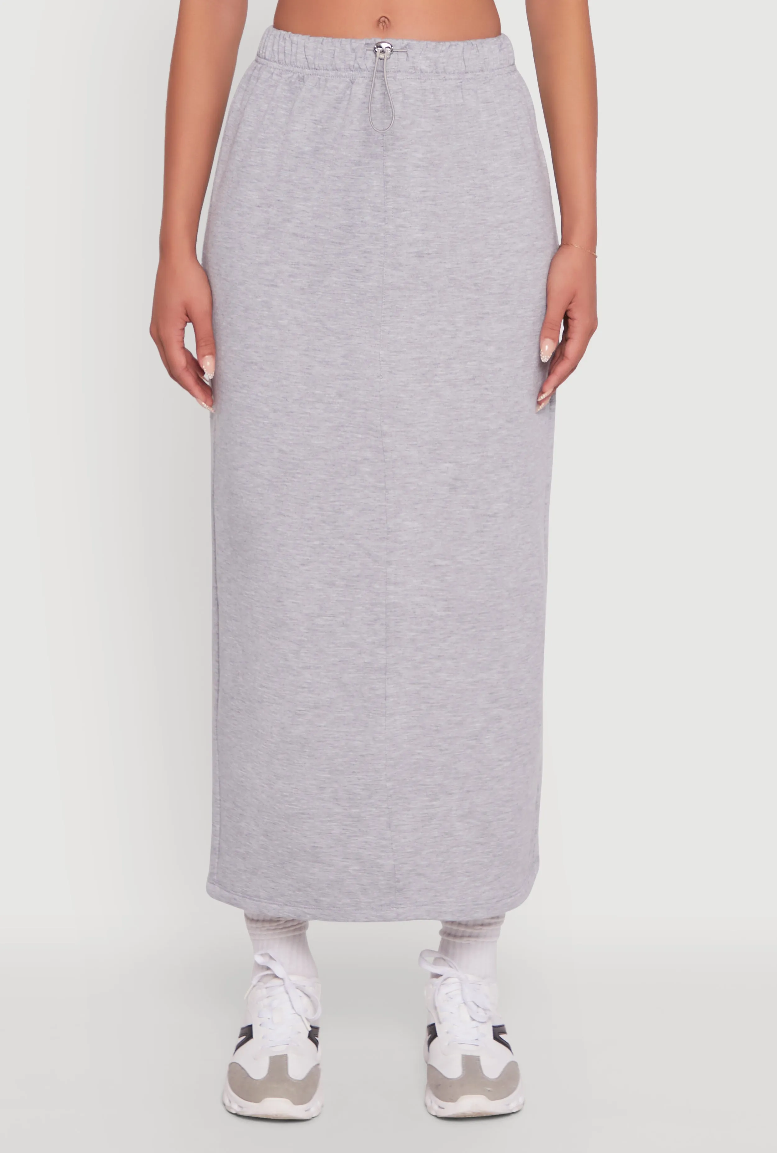 Fleece Maxi Skirt with Toggle Drawstring sold by Rainbow product image thumbnail 3