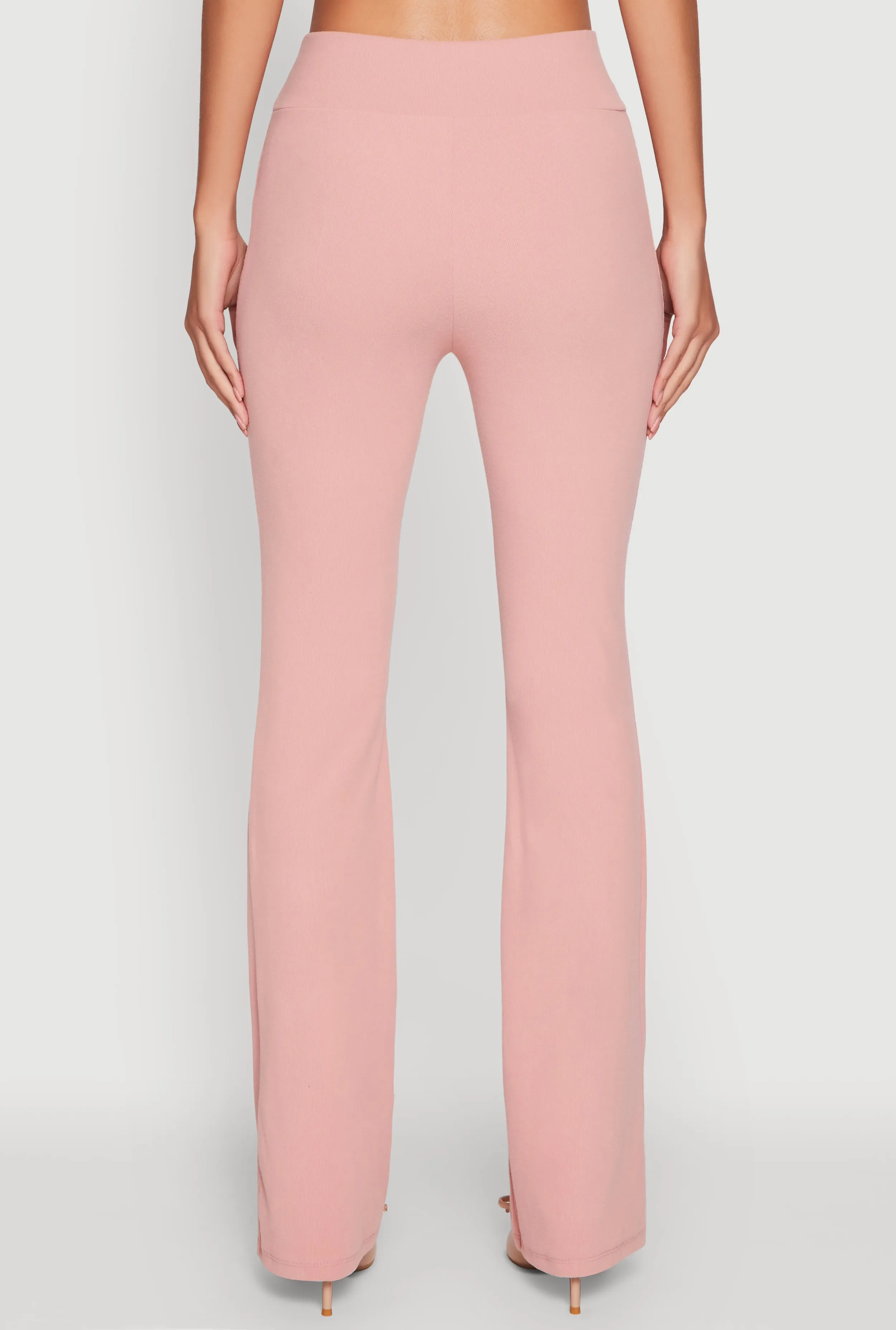 Brushed Knit Pintuck Pull On Slim Pants sold by Rainbow product image thumbnail 5