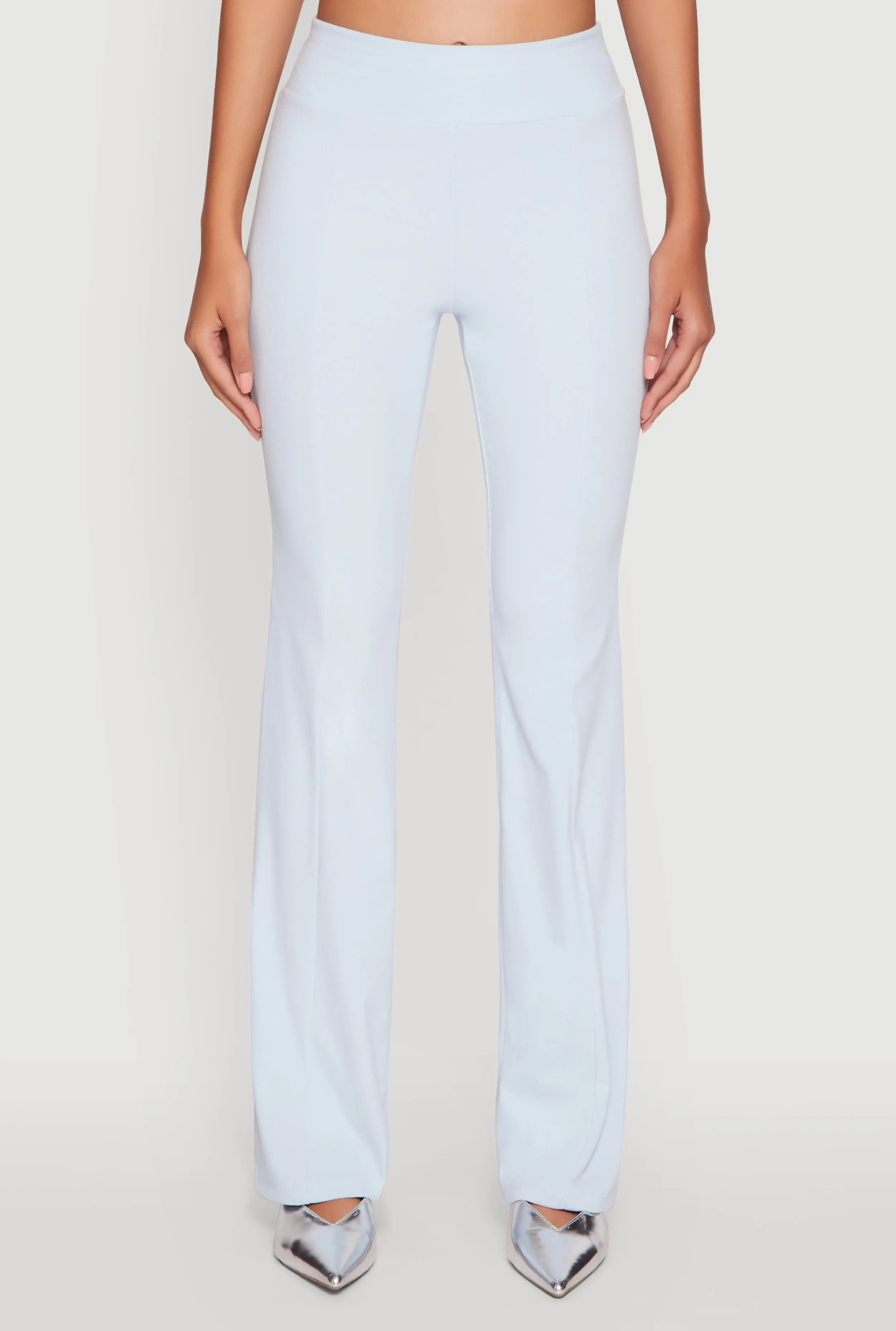 Brushed Knit Pintuck Pull On Slim Pants sold by Rainbow product image thumbnail 3