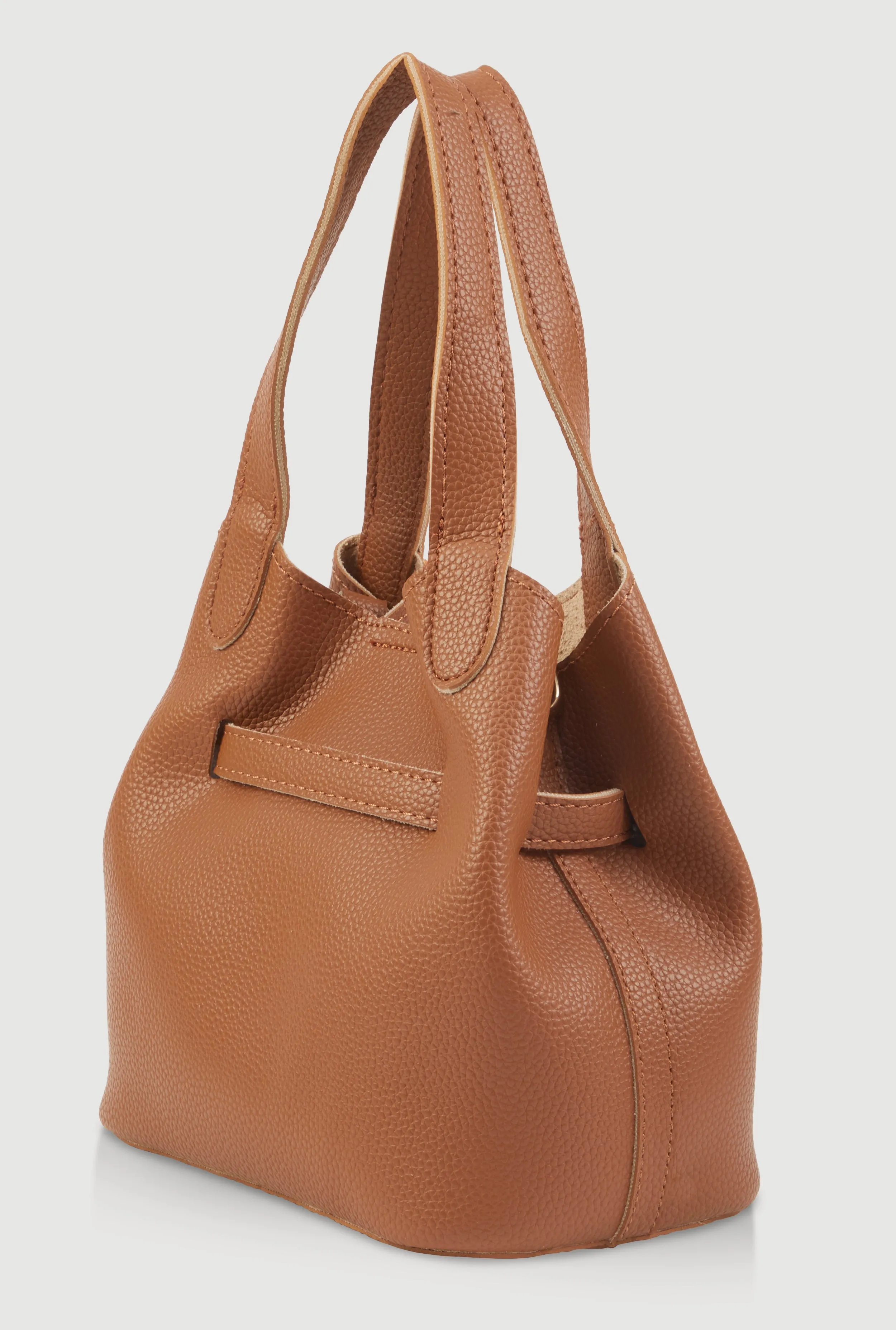 Belt Detail Convertible Bucket Bag sold by Rainbow product image thumbnail 5
