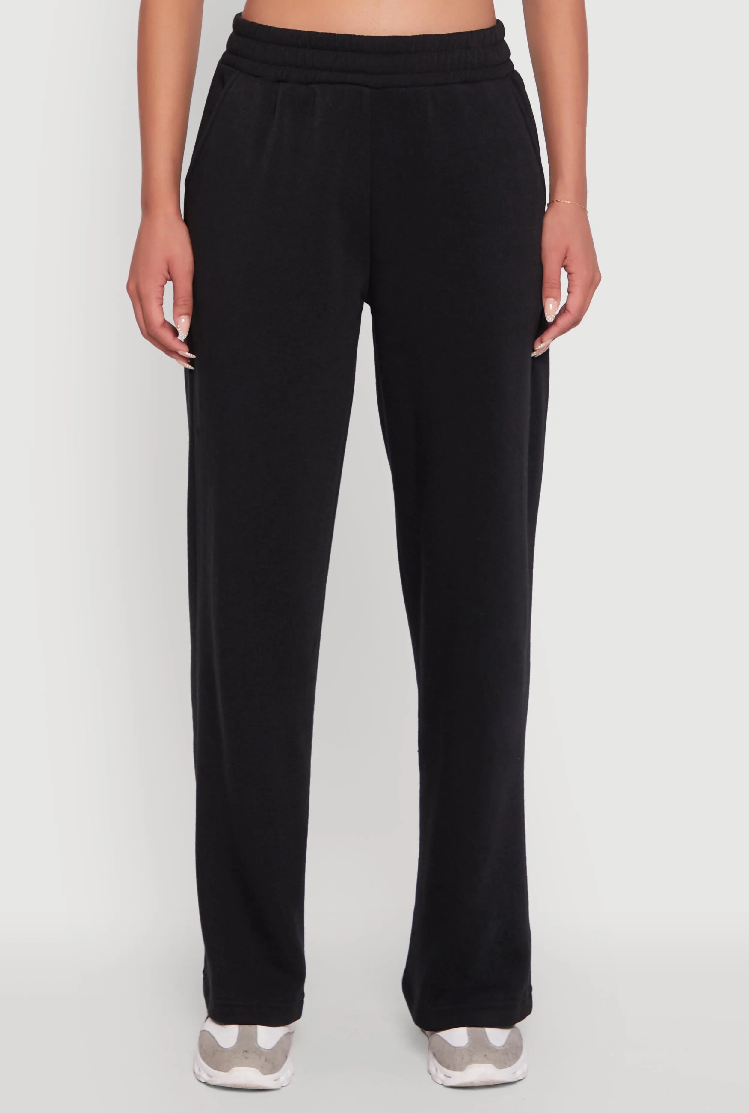 Elastic Waist Wide Leg Sweatpants sold by Rainbow product image thumbnail 3