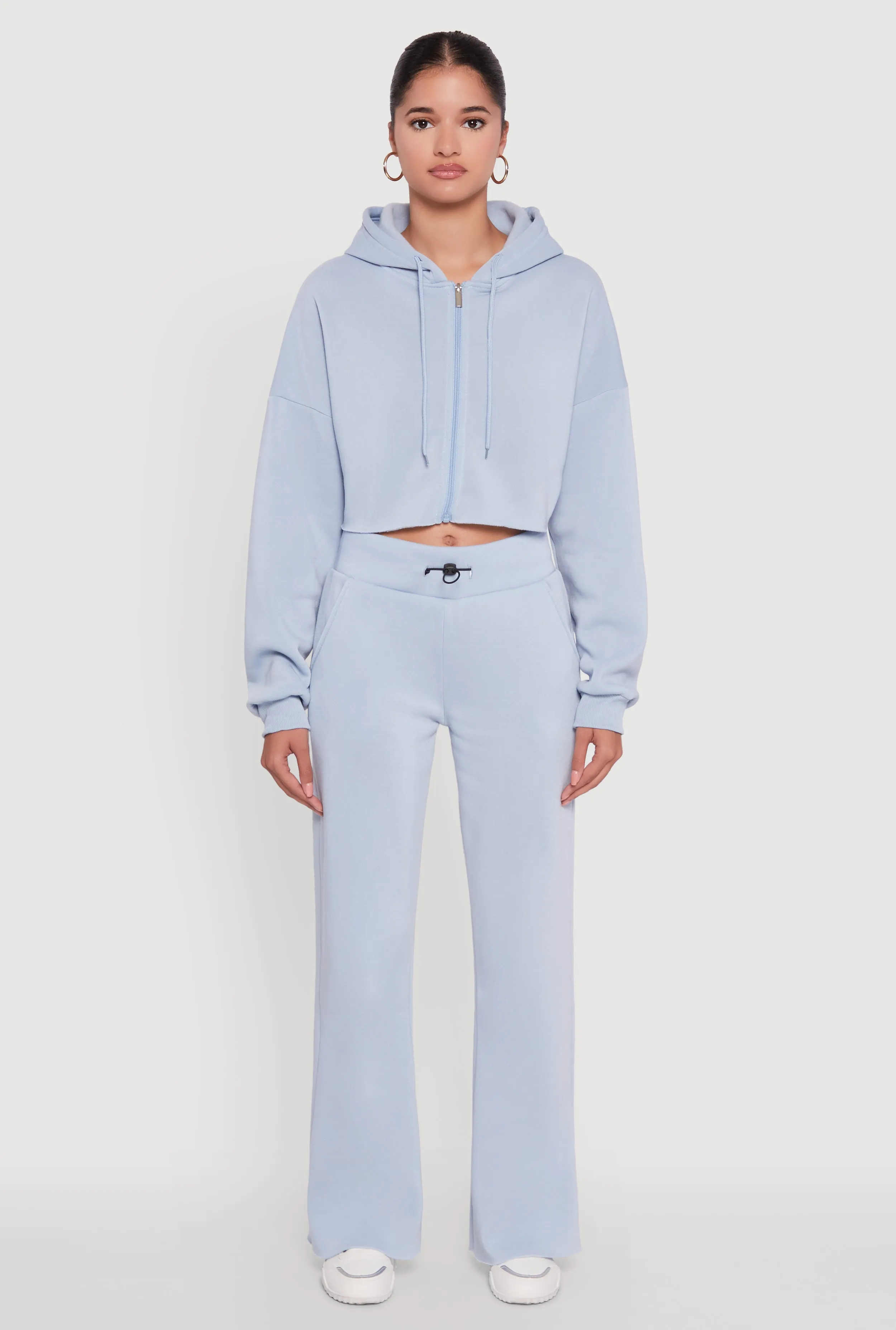 Toggle Drawstring Waist Flare Sweatpants sold by Rainbow product image thumbnail 2