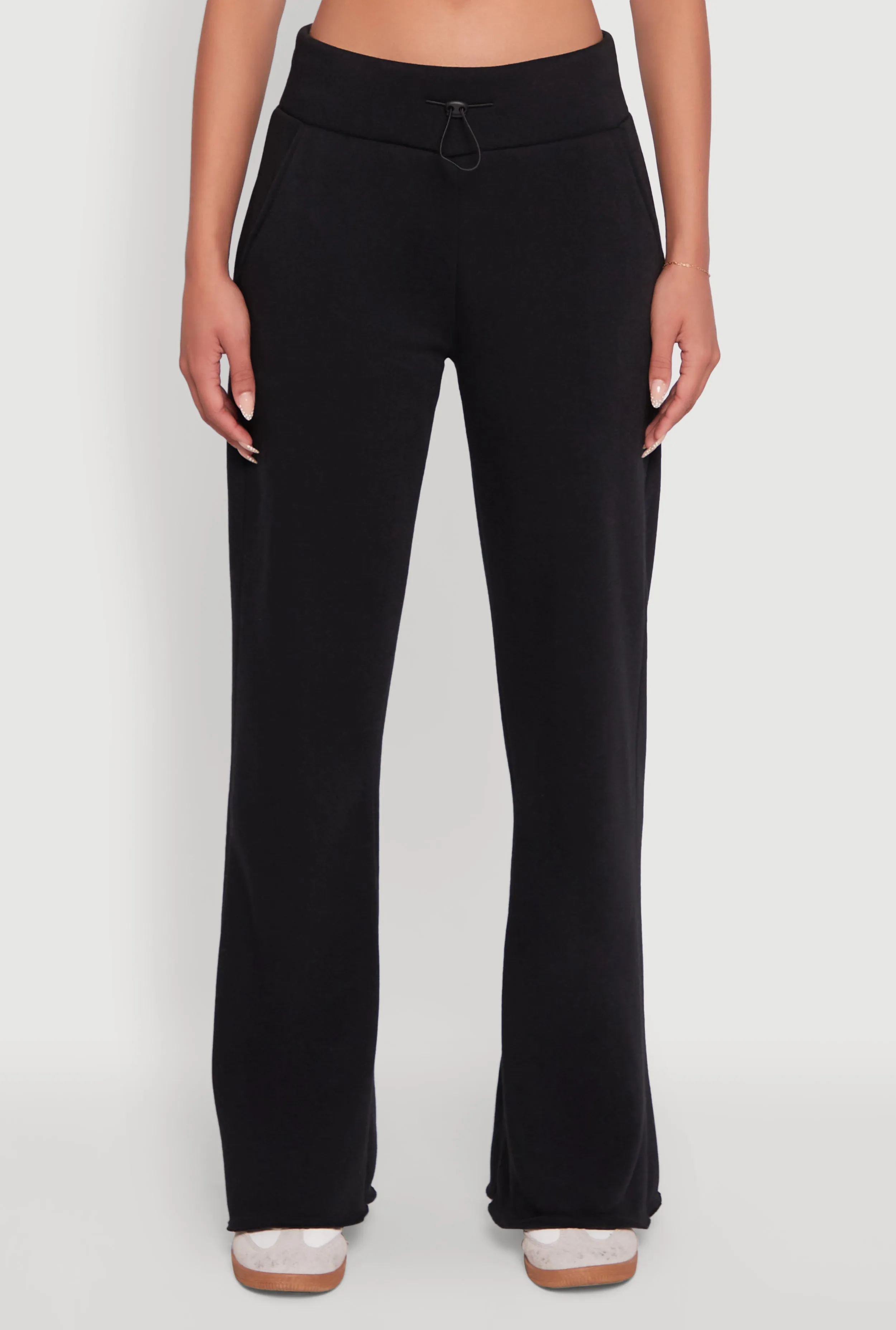 Toggle Drawstring Waist Flare Sweatpants sold by Rainbow product image thumbnail 3