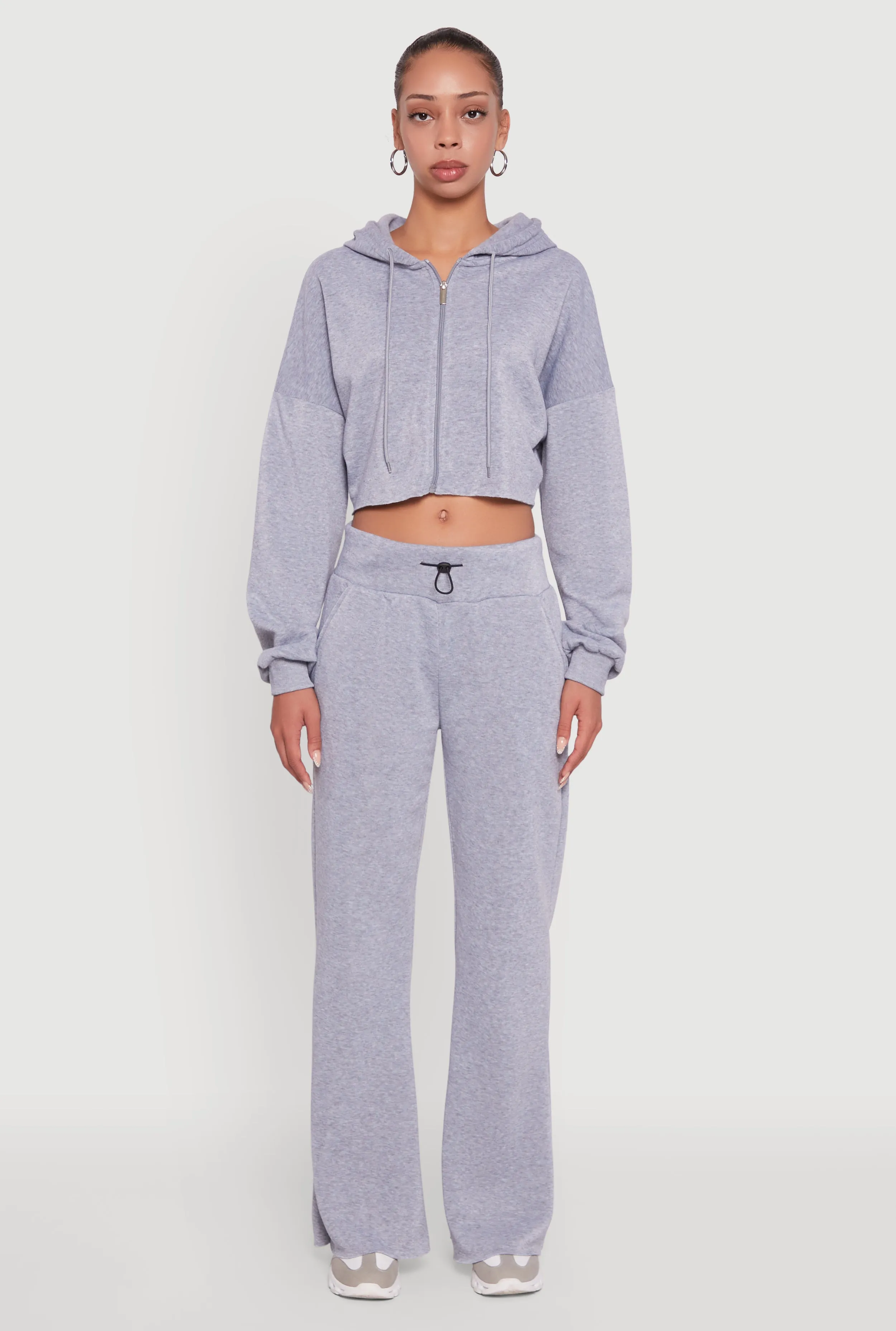 Toggle Drawstring Waist Flare Sweatpants sold by Rainbow product image thumbnail 2