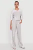 Brat Graphic High Waisted Wide Leg Active Pants sold by Rainbow