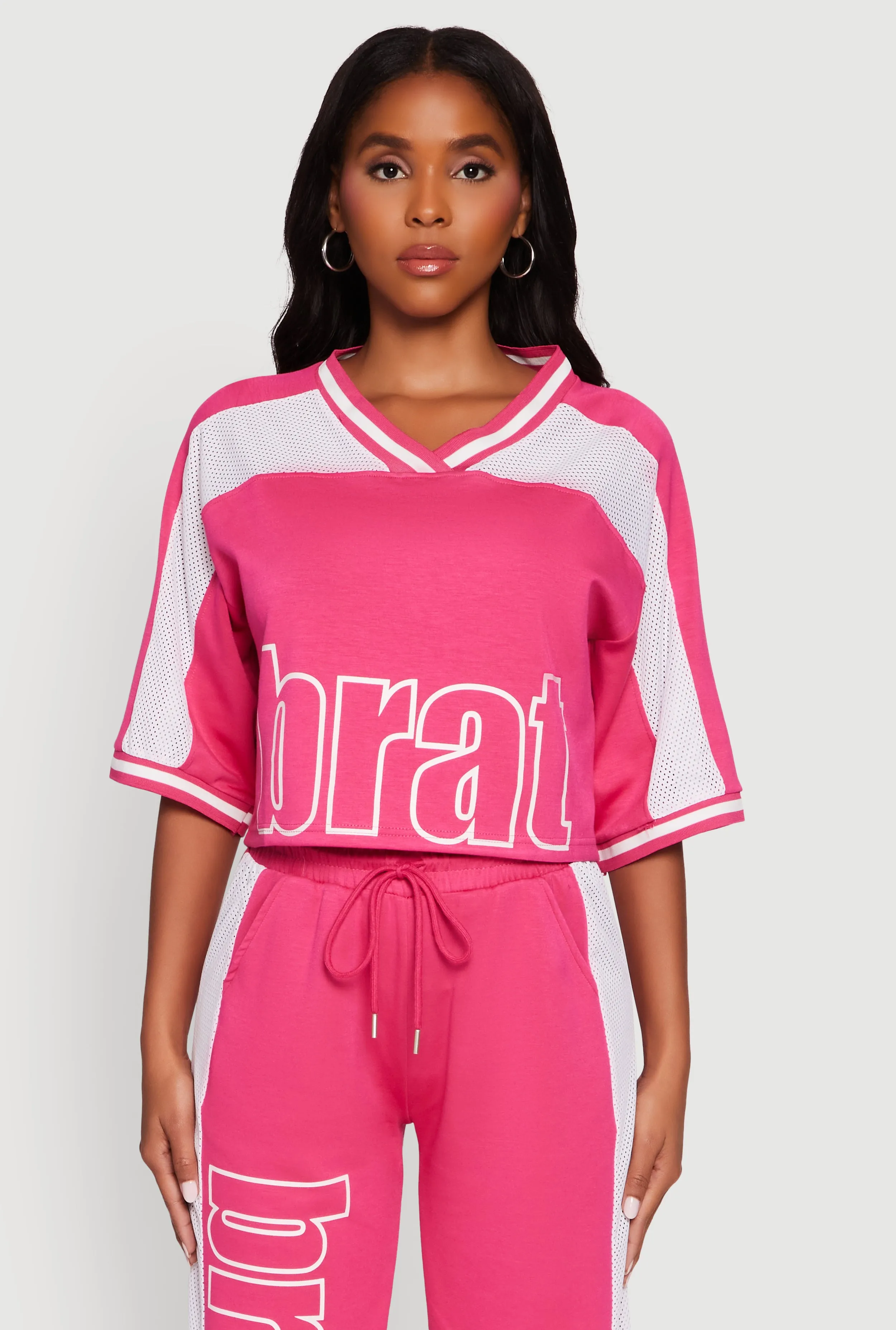 Brat Graphic Jersey Top sold by Rainbow