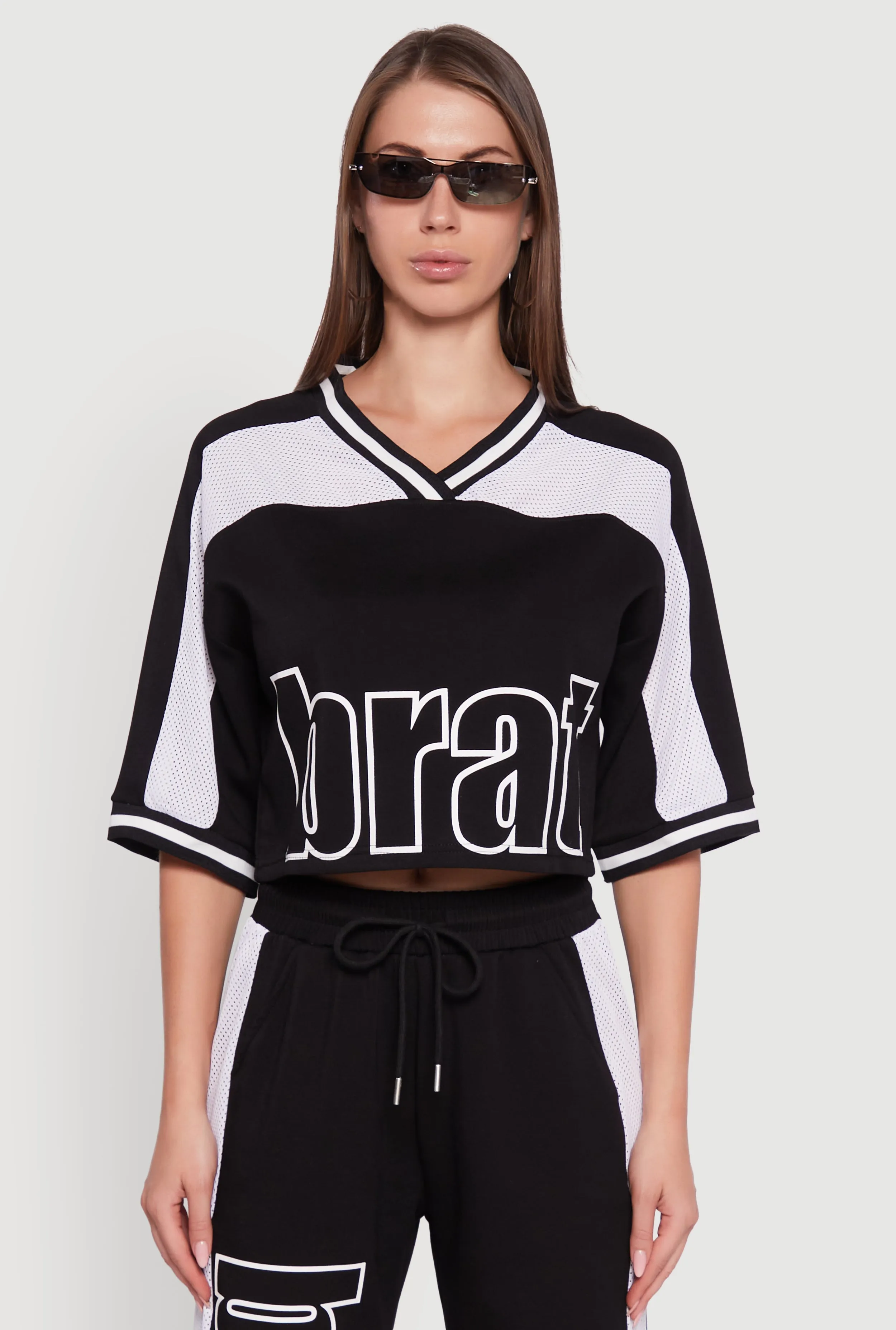 Brat Graphic Jersey Top sold by Rainbow