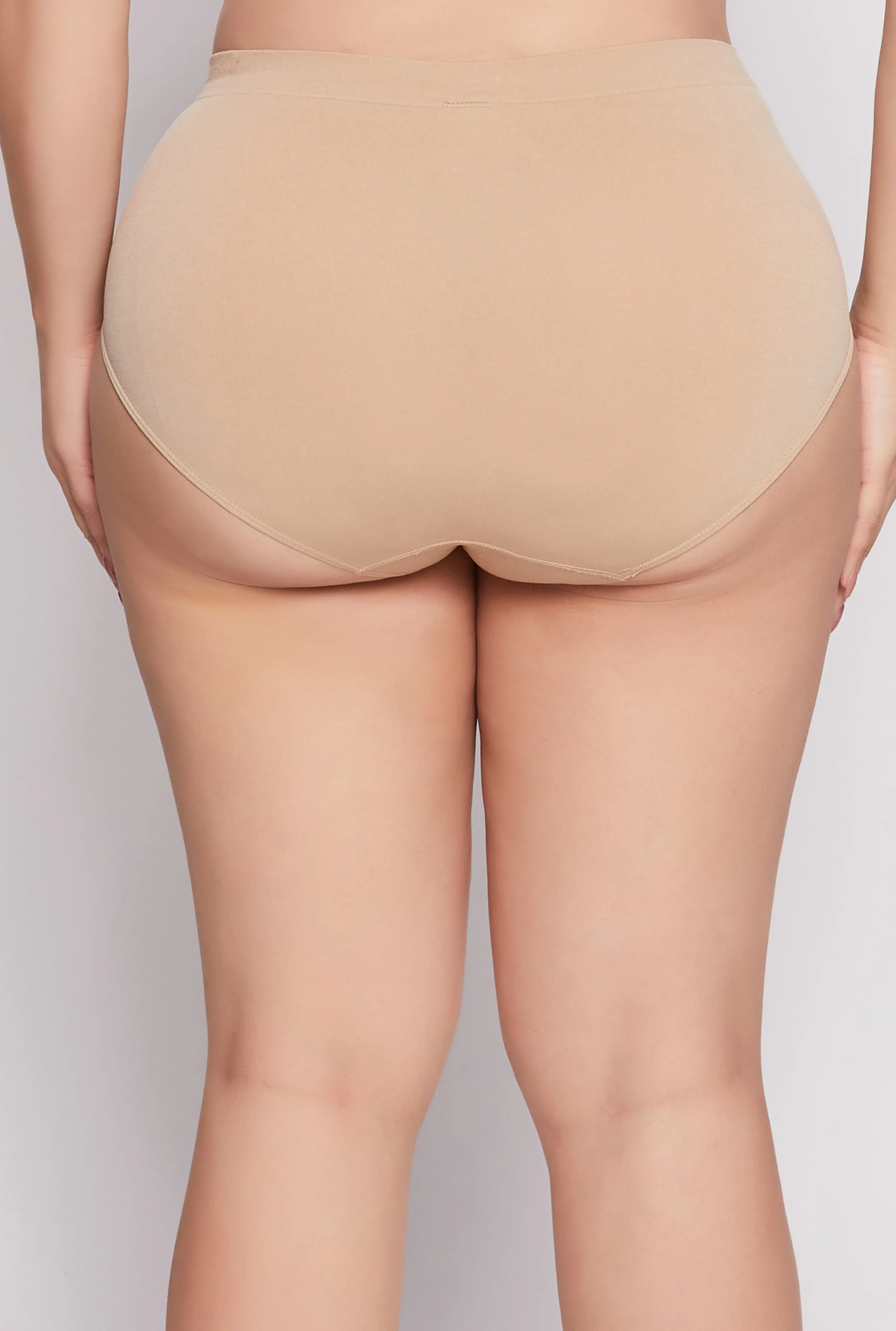 Plus Size Seamless High Waist Brief Panty sold by Rainbow product image thumbnail 5