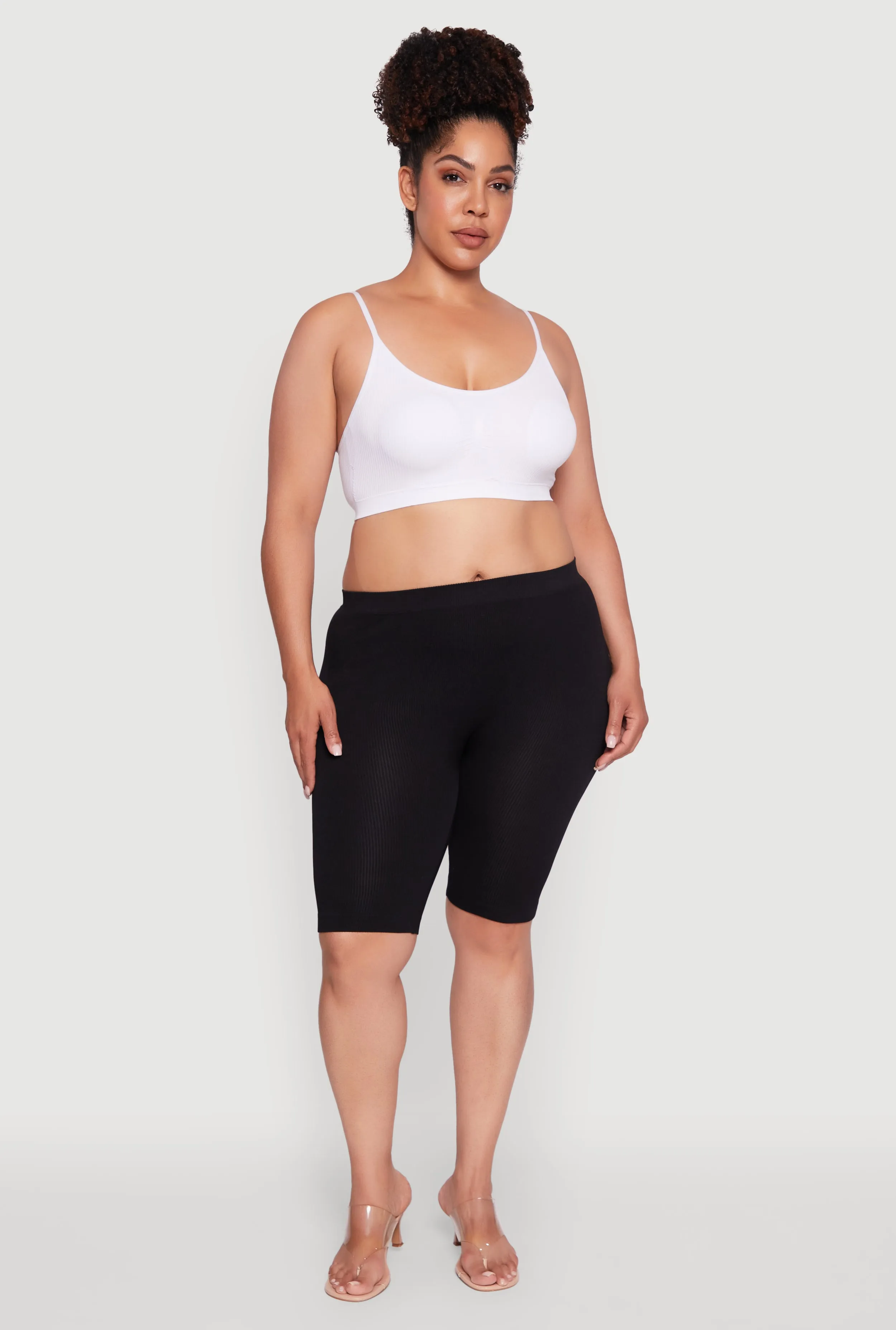 Plus Size Solid Full Coverage Seamless Bra sold by Rainbow product image thumbnail 3