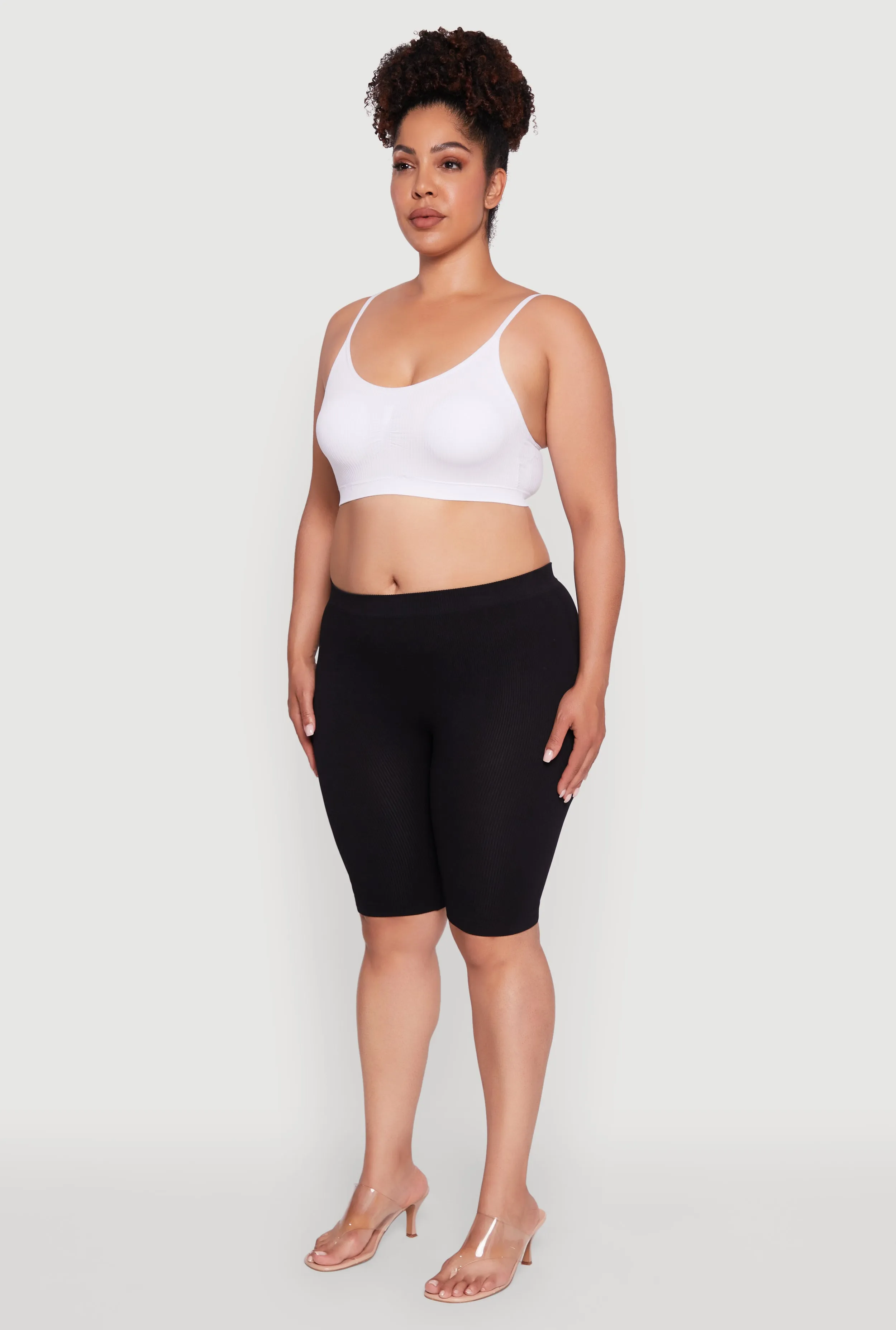 Plus Size Solid Full Coverage Seamless Bra sold by Rainbow product image thumbnail 5