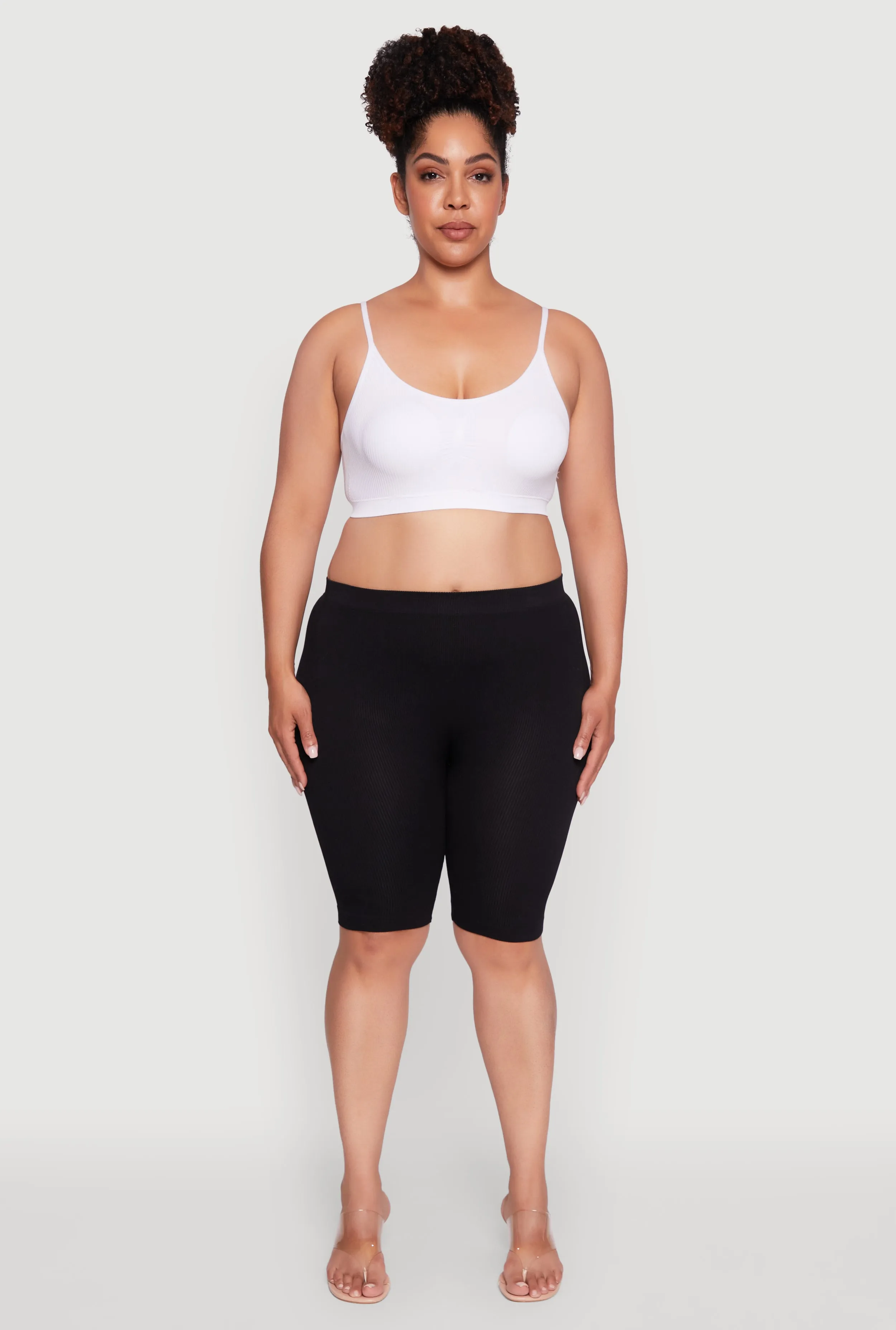 Plus Size Solid Full Coverage Seamless Bra sold by Rainbow product image thumbnail 2