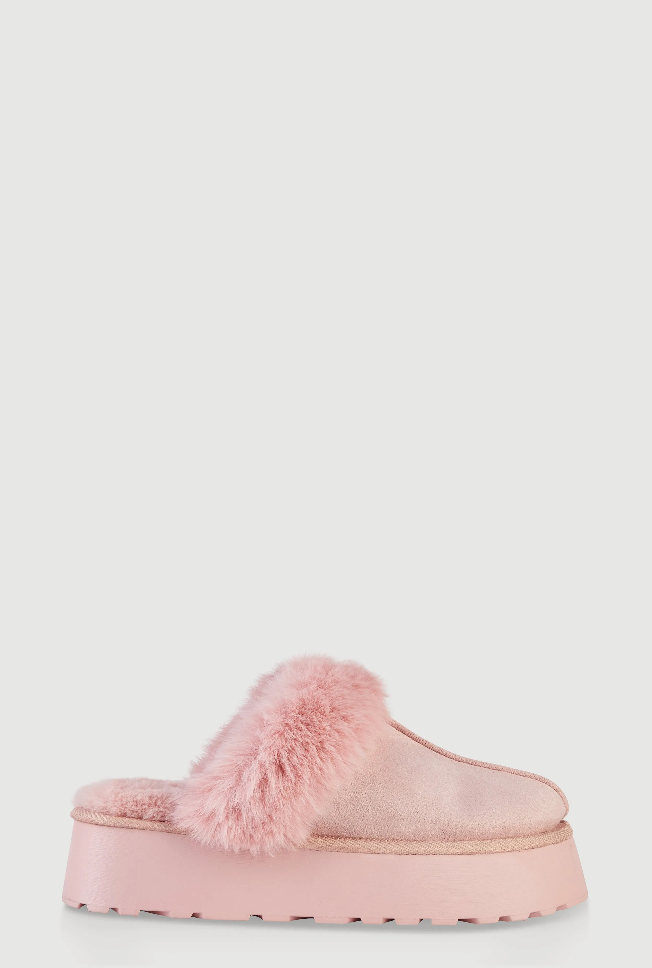 Faux Fur Platform Slippers sold by Rainbow product image thumbnail 2
