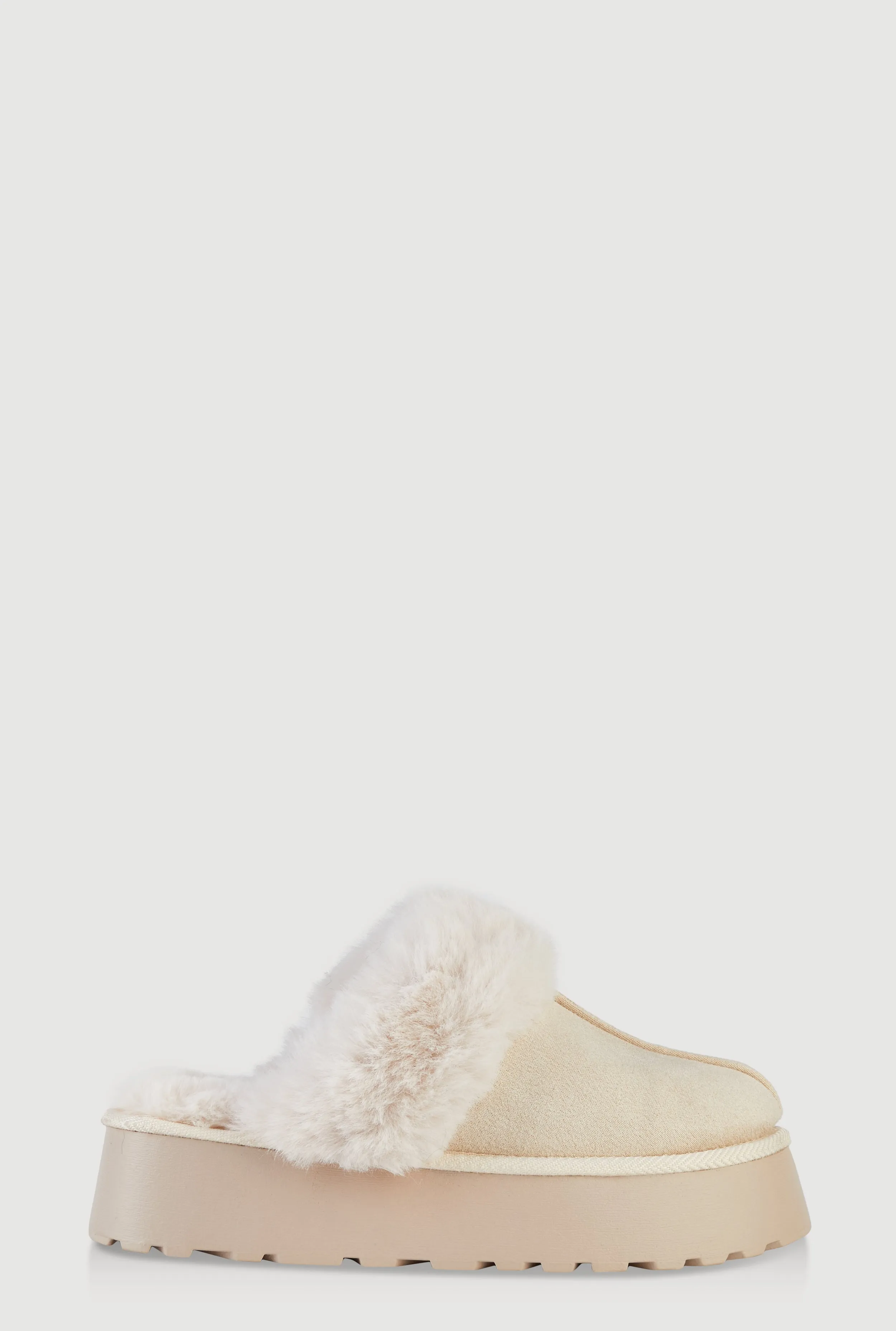 Faux Fur Platform Slippers sold by Rainbow product image thumbnail 2