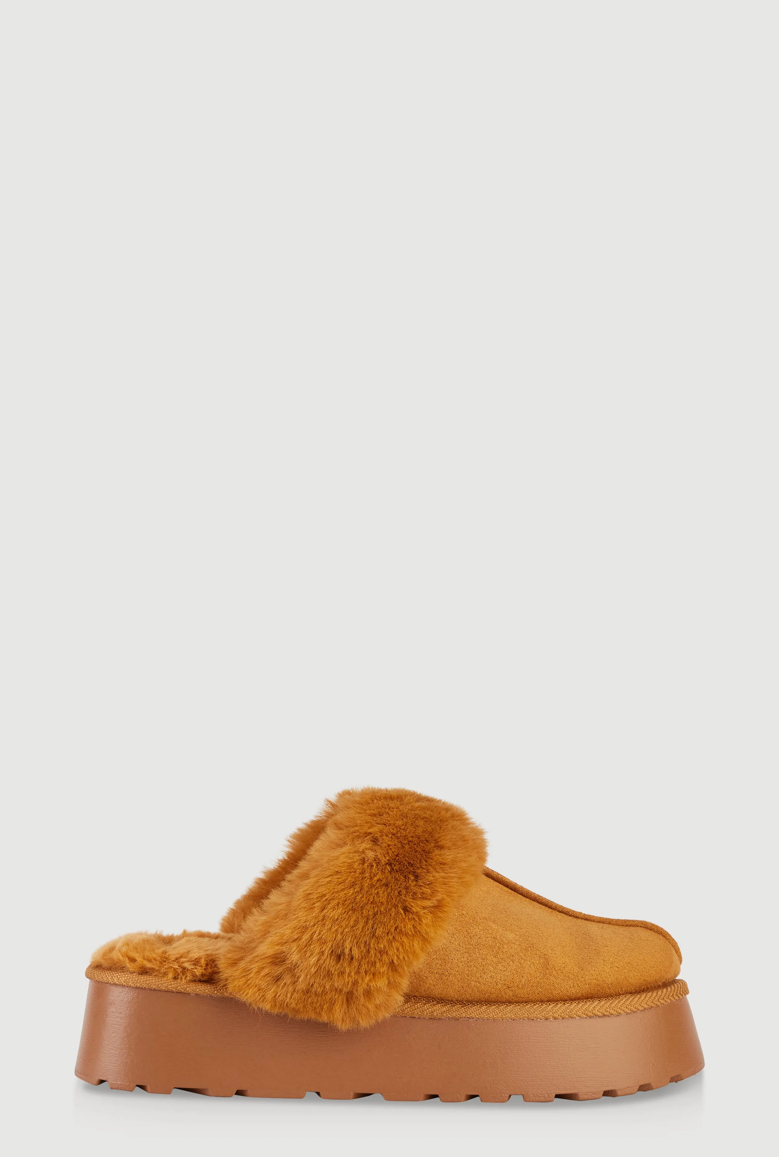 Faux Fur Platform Slippers sold by Rainbow product image thumbnail 2