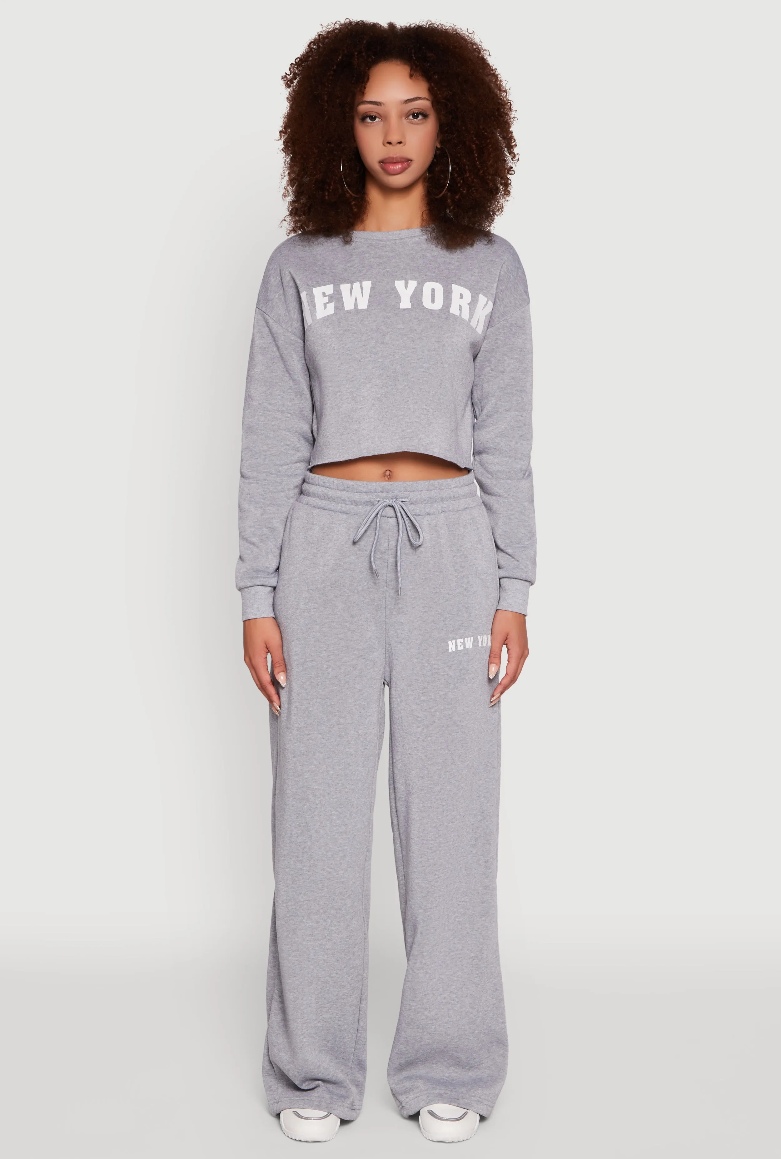 New York Graphic Cropped Sweatshirt sold by Rainbow product image thumbnail 2