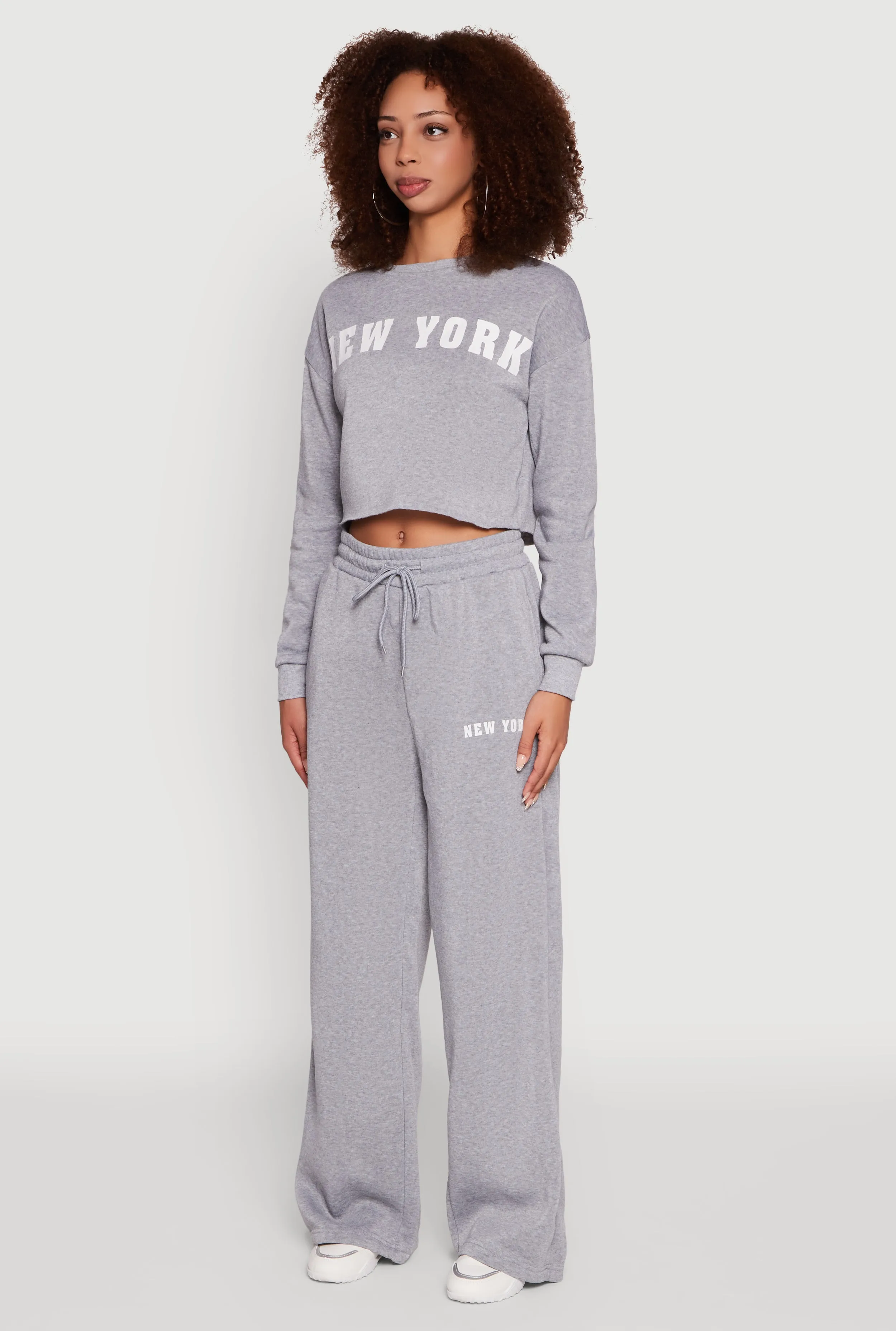 New York Graphic Cropped Sweatshirt sold by Rainbow product image thumbnail 5