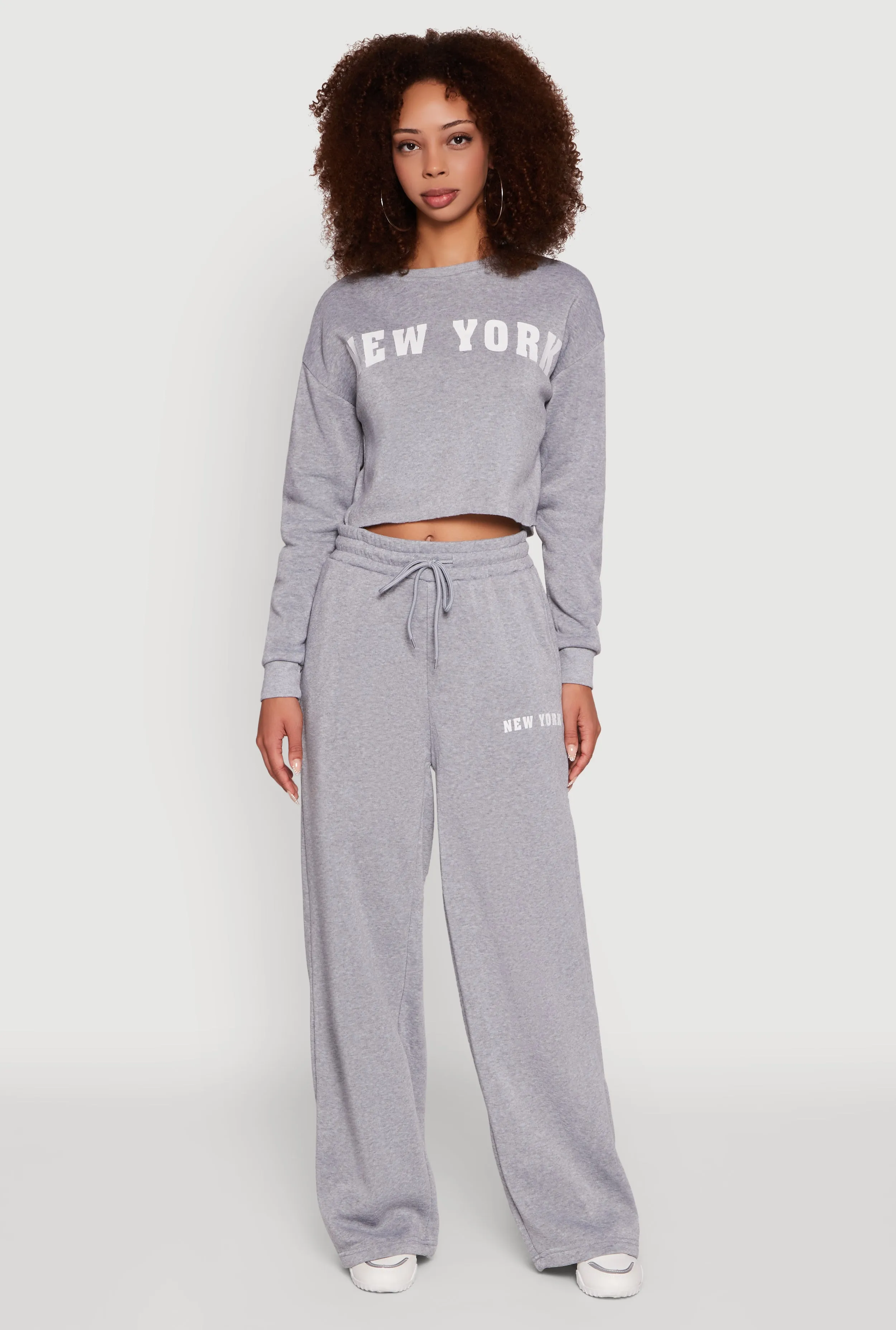 New York Graphic Cropped Sweatshirt sold by Rainbow product image thumbnail 3