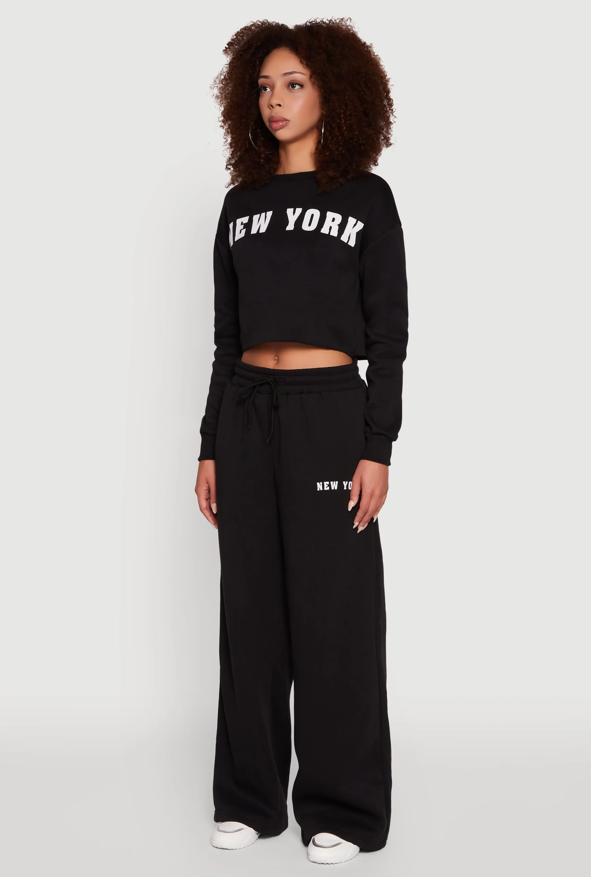 New York Graphic Cropped Sweatshirt sold by Rainbow product image thumbnail 5