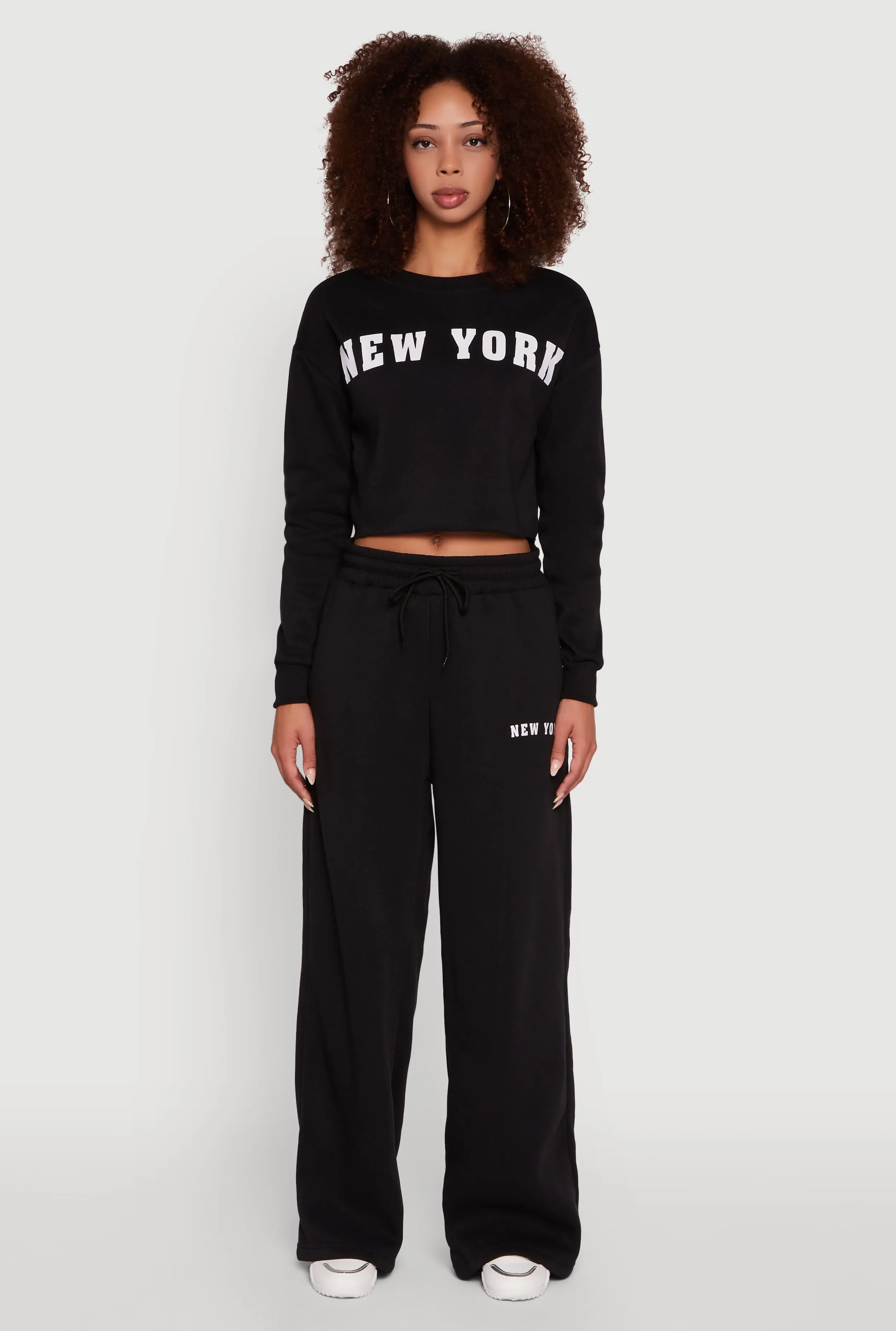 New York Graphic Cropped Sweatshirt sold by Rainbow product image thumbnail 2