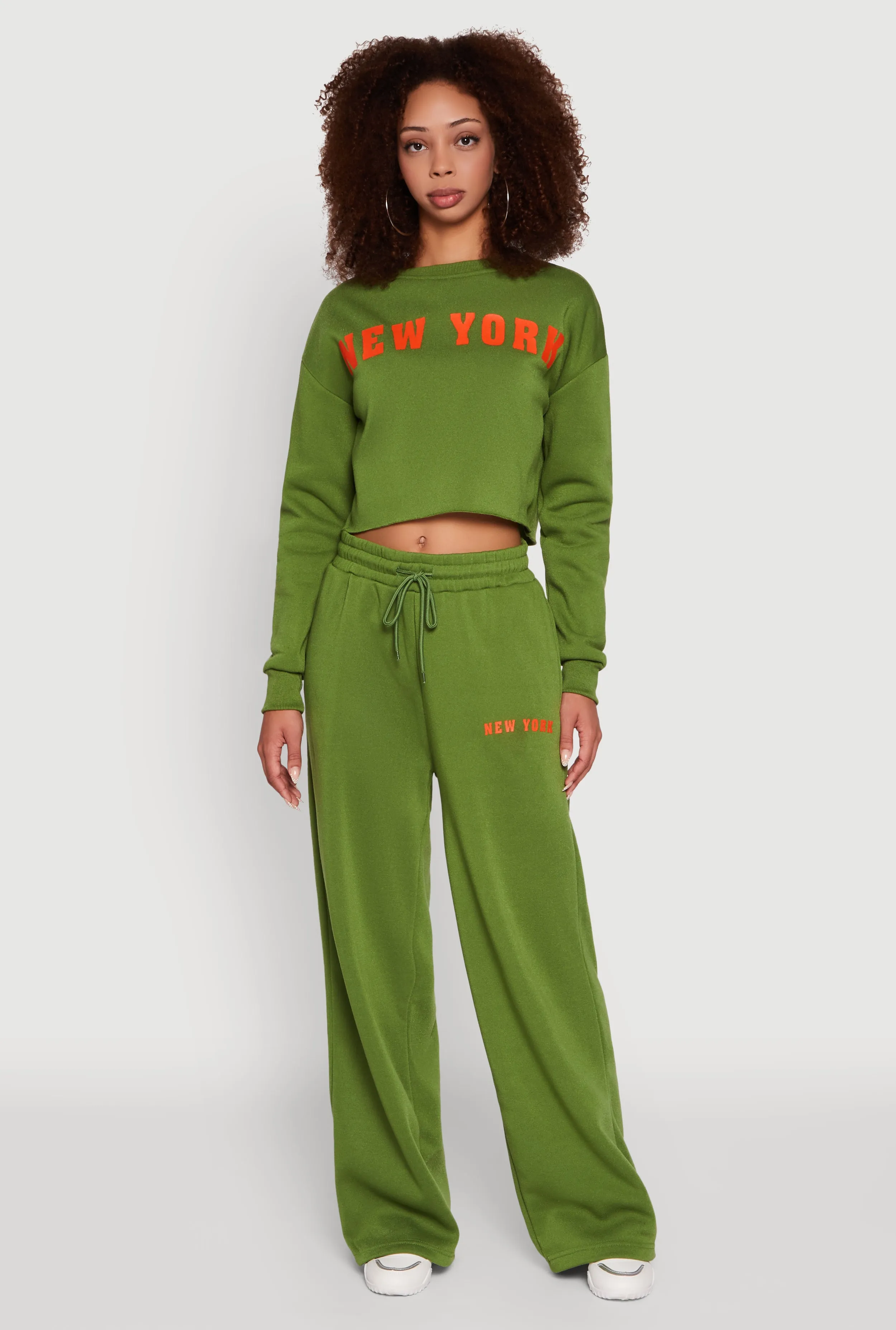 New York Graphic Cropped Sweatshirt sold by Rainbow product image thumbnail 3