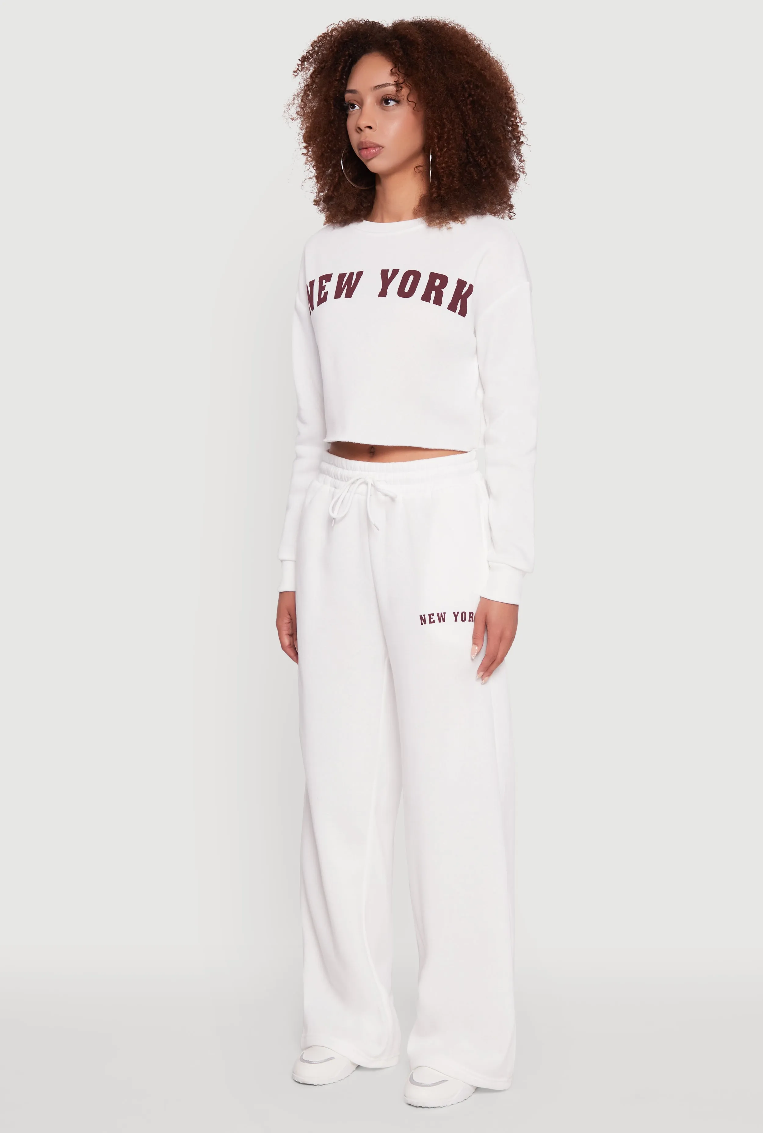 New York Graphic Cropped Sweatshirt sold by Rainbow product image thumbnail 5