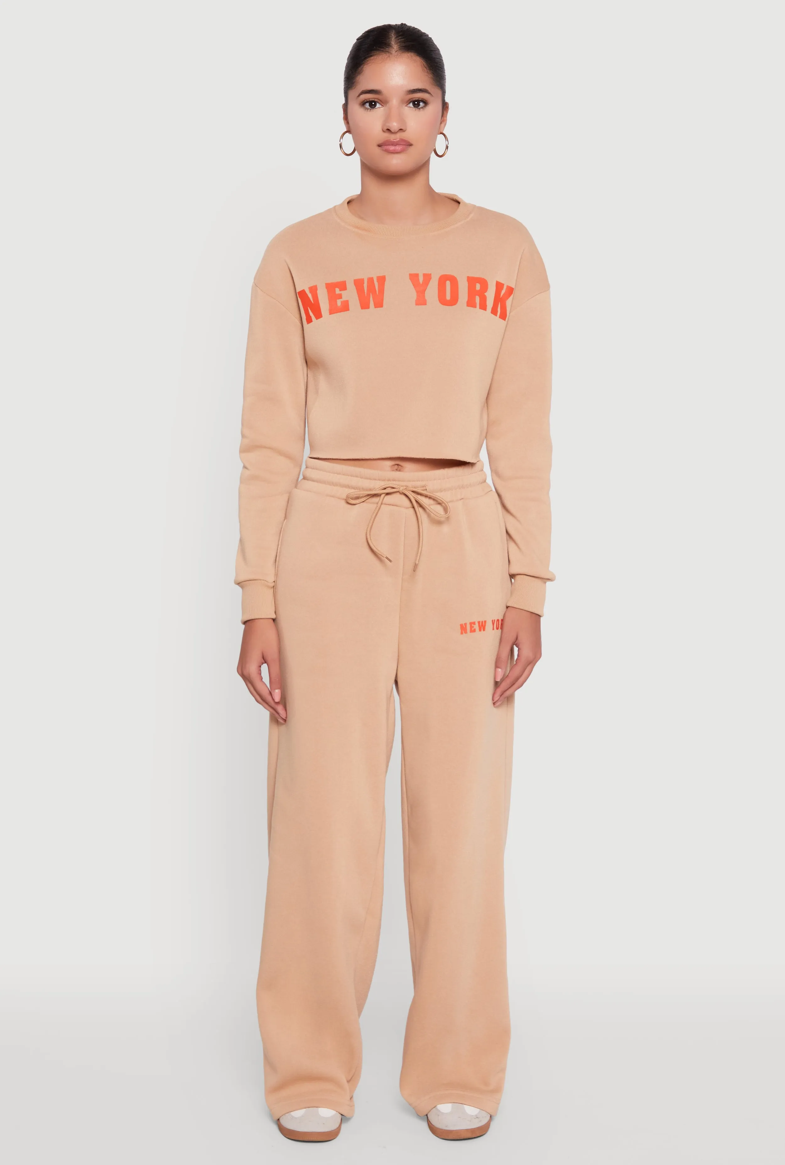 New York Graphic Cropped Sweatshirt sold by Rainbow product image thumbnail 3