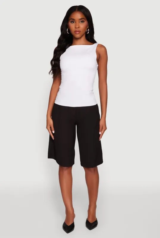 High Neck Shelf Bra Tank Top sold by Rainbow