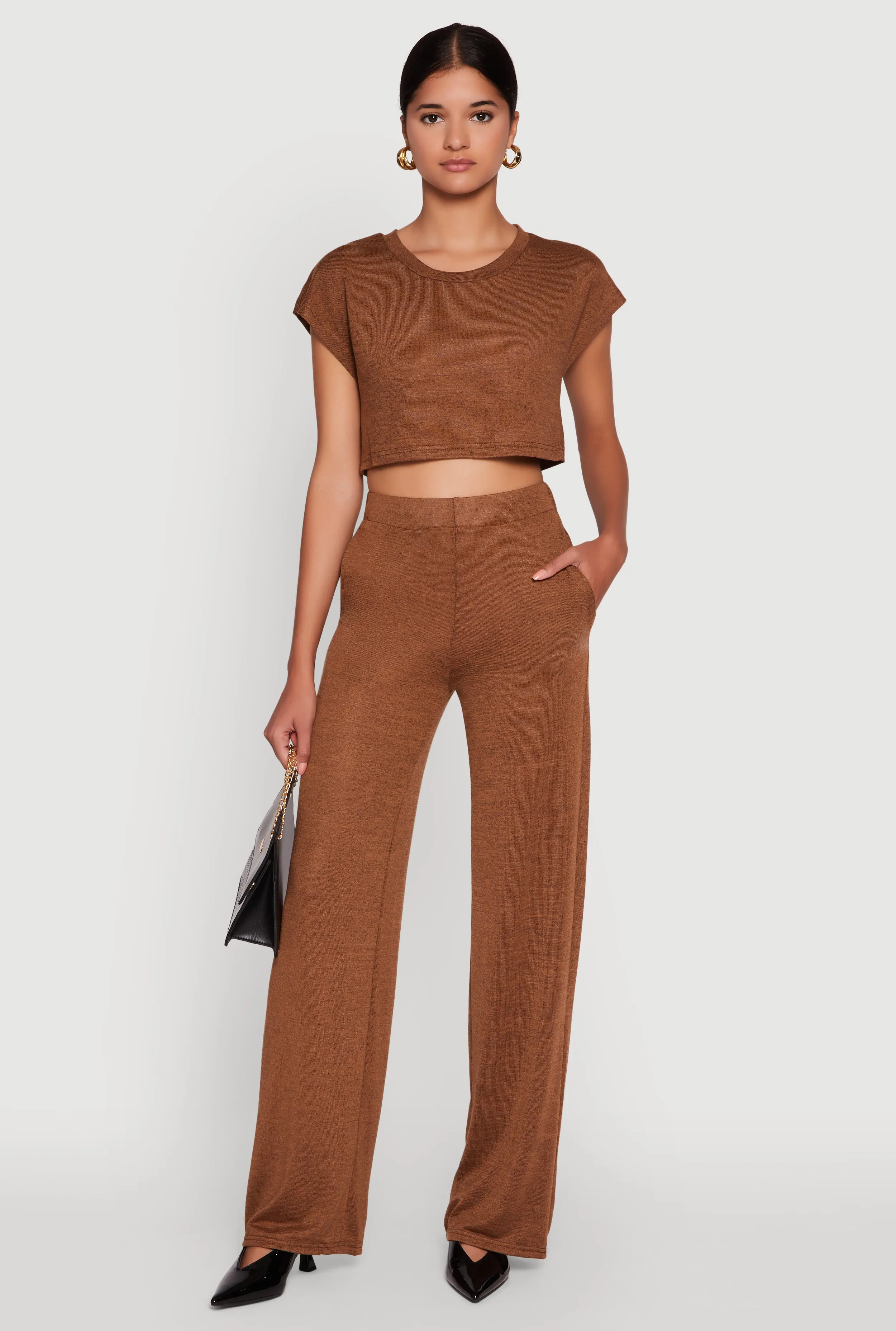 Daisy Dolman Sleeve Cropped Tee sold by Rainbow product image thumbnail 2