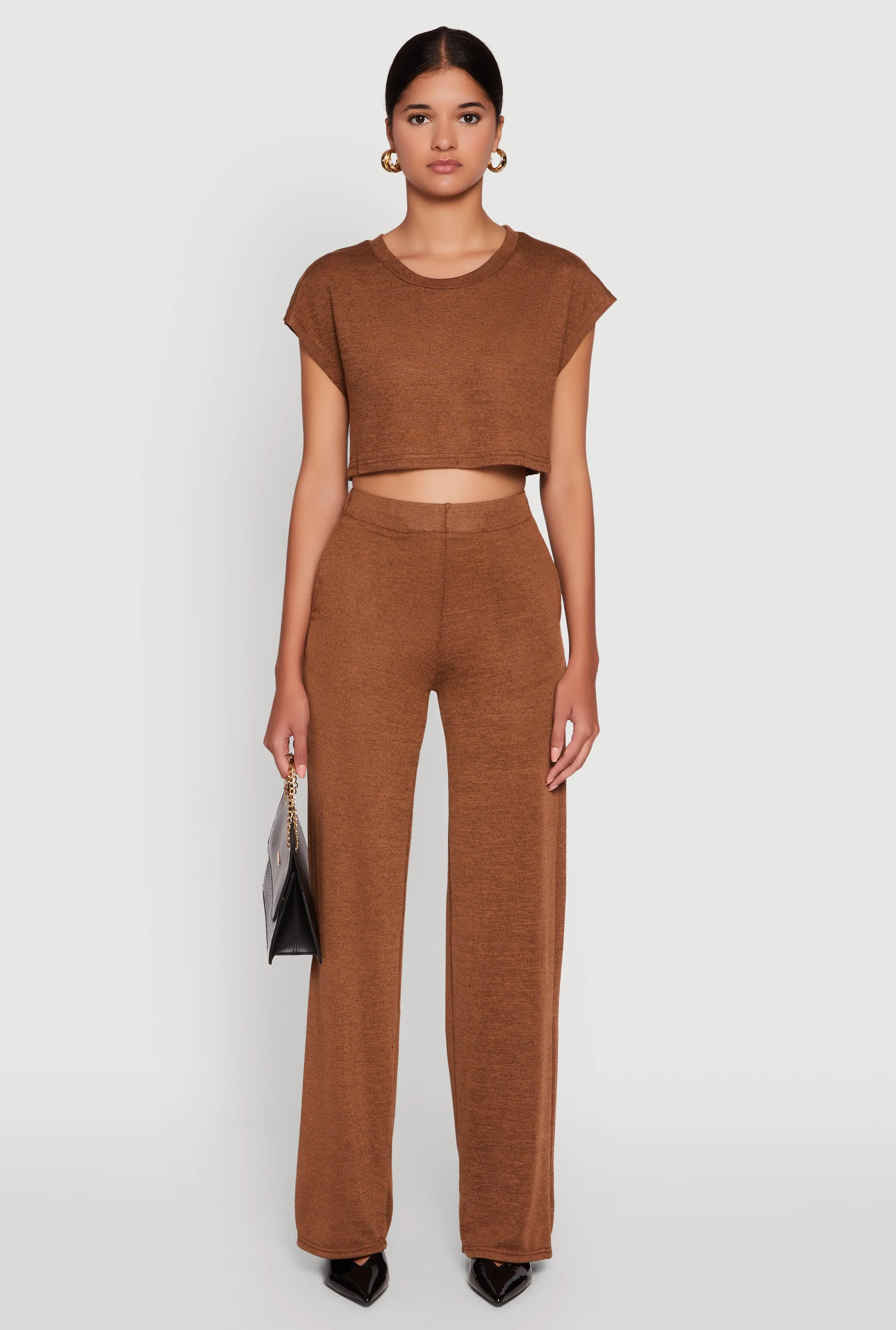 Daisy Dolman Sleeve Cropped Tee sold by Rainbow product image thumbnail 3