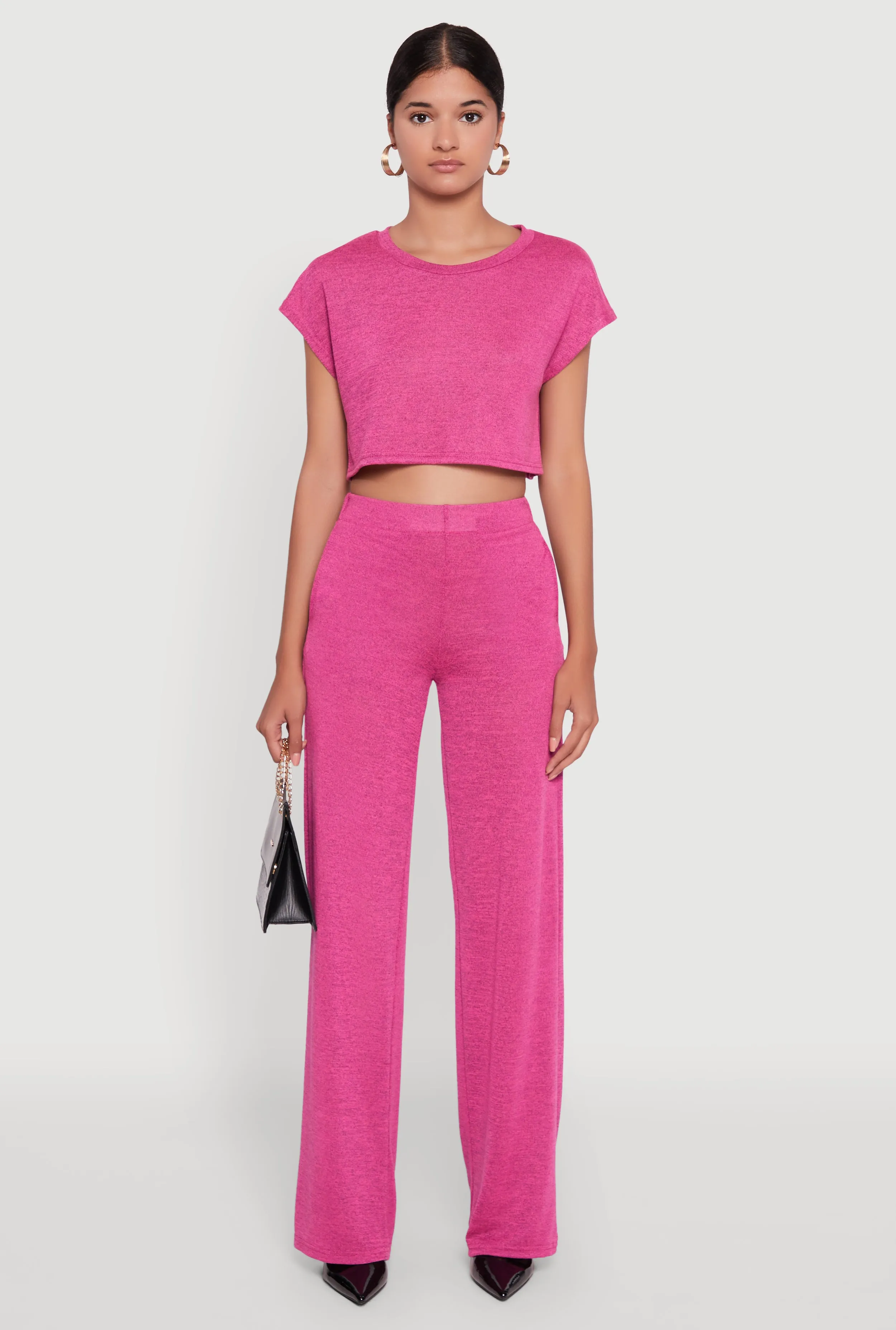 Daisy Dolman Sleeve Cropped Tee sold by Rainbow product image thumbnail 3