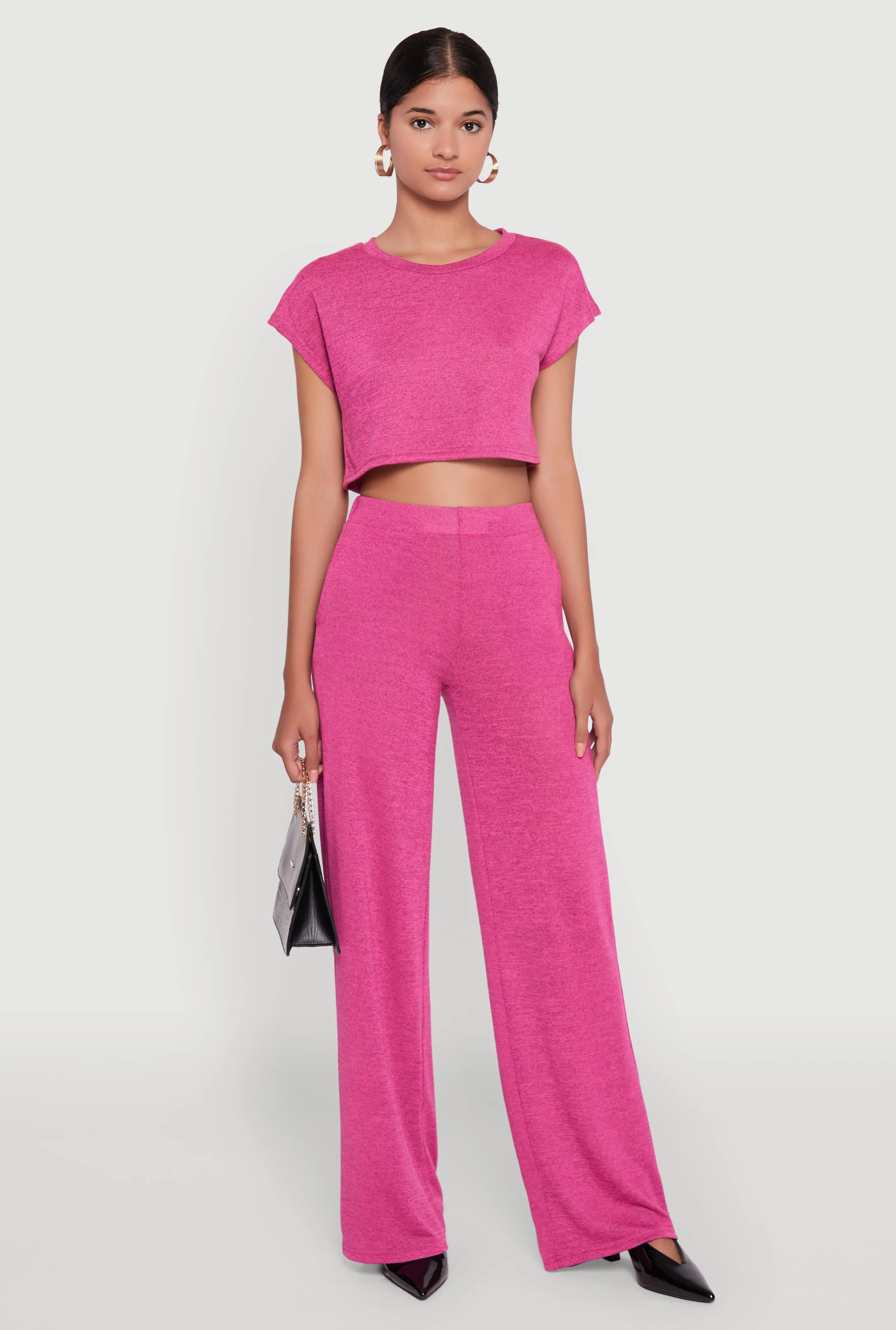 Daisy Dolman Sleeve Cropped Tee sold by Rainbow product image thumbnail 2