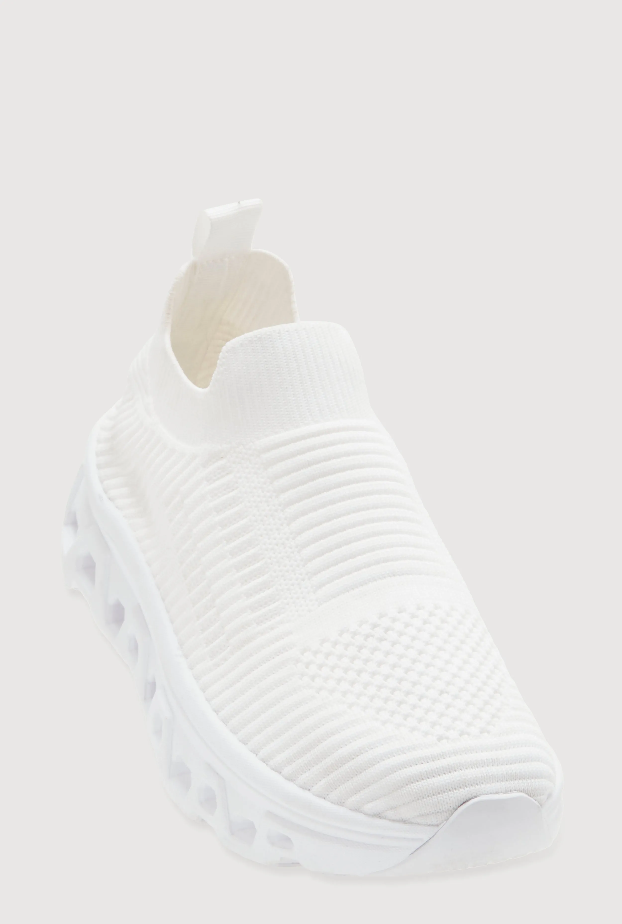 Cut Out Sole Slip On Platform Sneakers sold by Rainbow