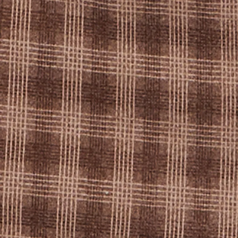 Fleece Plaid Button Front V-Neck Vest sold by Rainbow product image thumbnail 4