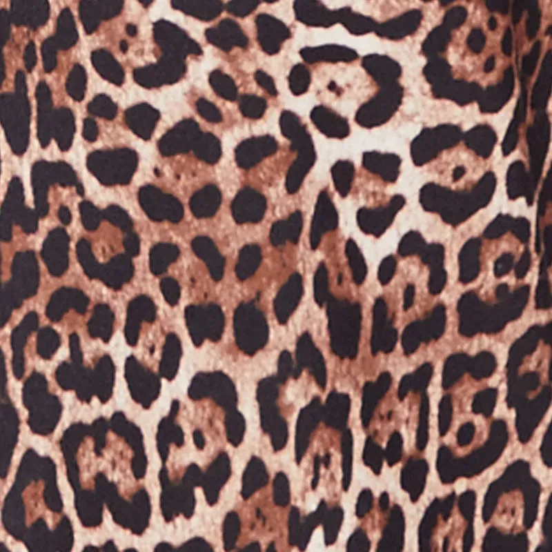 Trendy Square Neck Leopard Print Cami Dress sold by Rainbow product image thumbnail 4