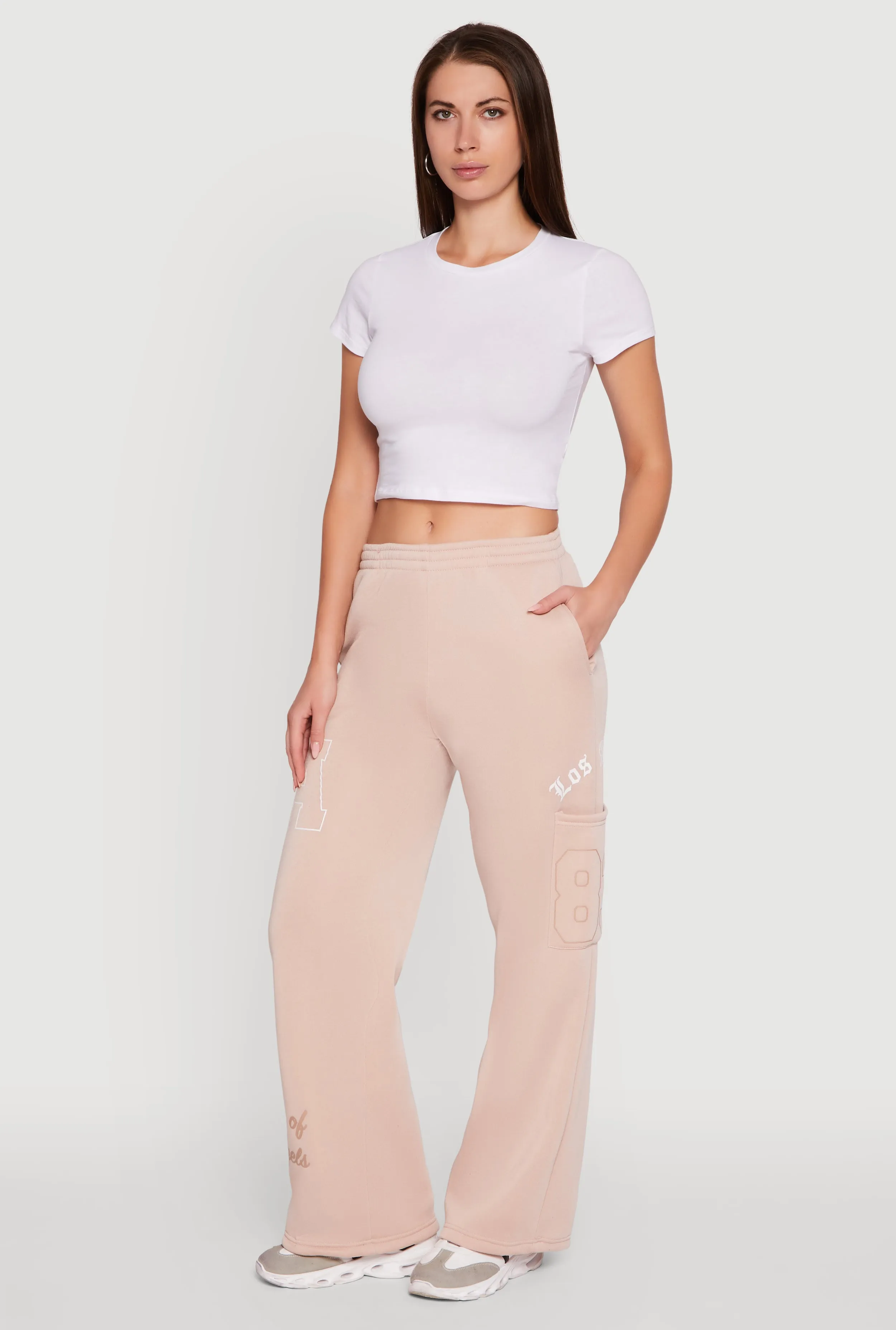 Los Angeles Graphic Wide Leg Sweatpants sold by Rainbow product image thumbnail 3