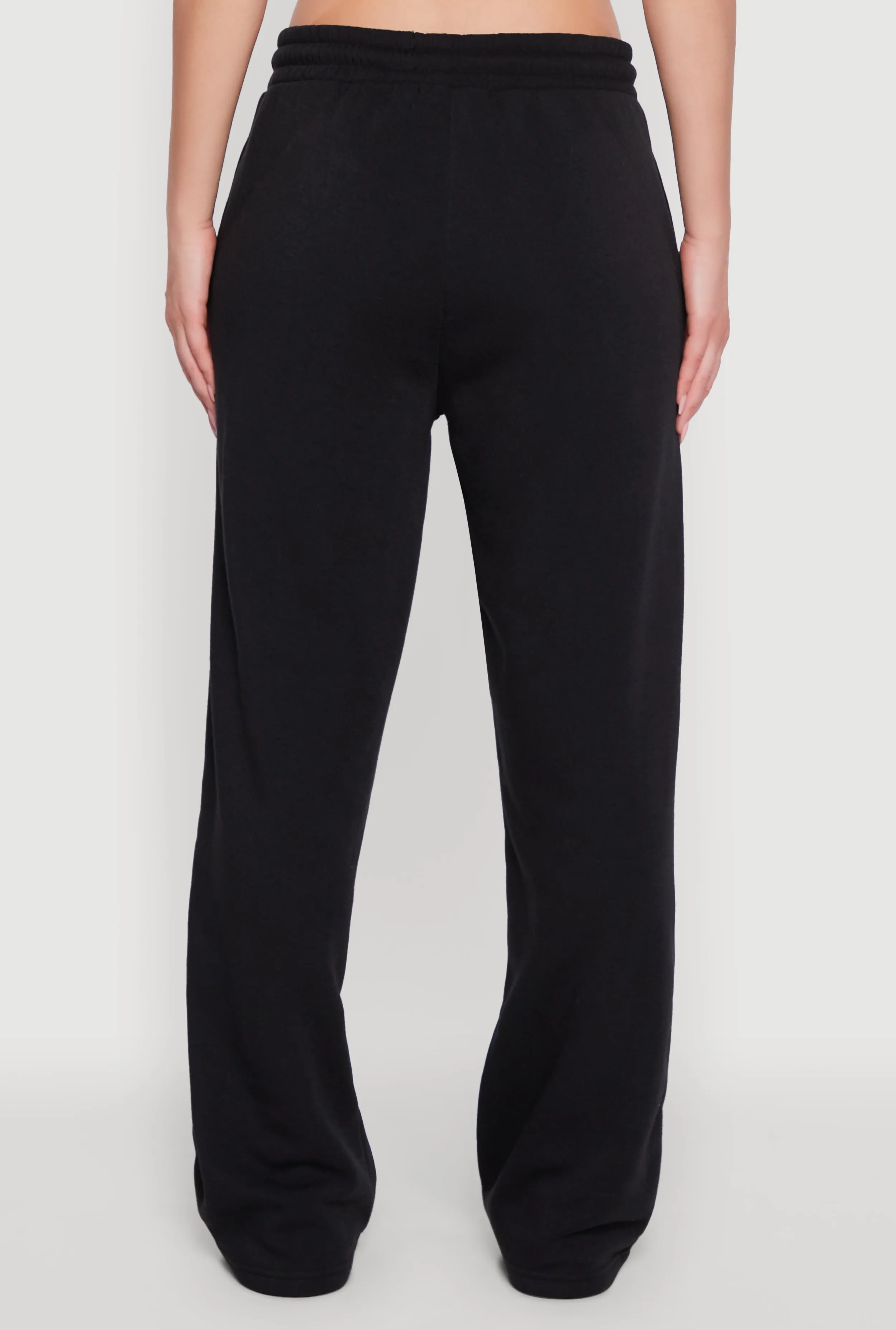 Fleece Lined Drawstring Waist Wide Leg Pants sold by Rainbow product image thumbnail 5