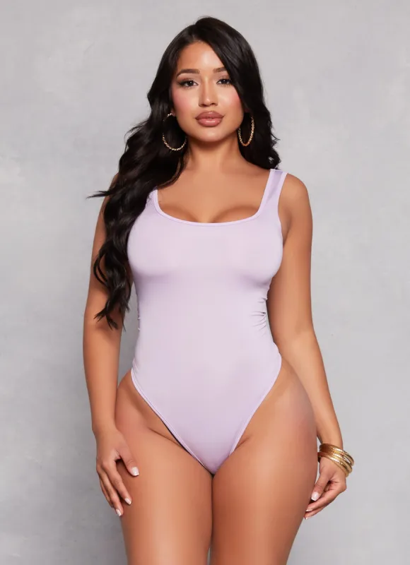 Daisy Scoop Neck Tank Bodysuit sold by Rainbow