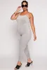 Plus Size Velour Cami Catsuit sold by Rainbow