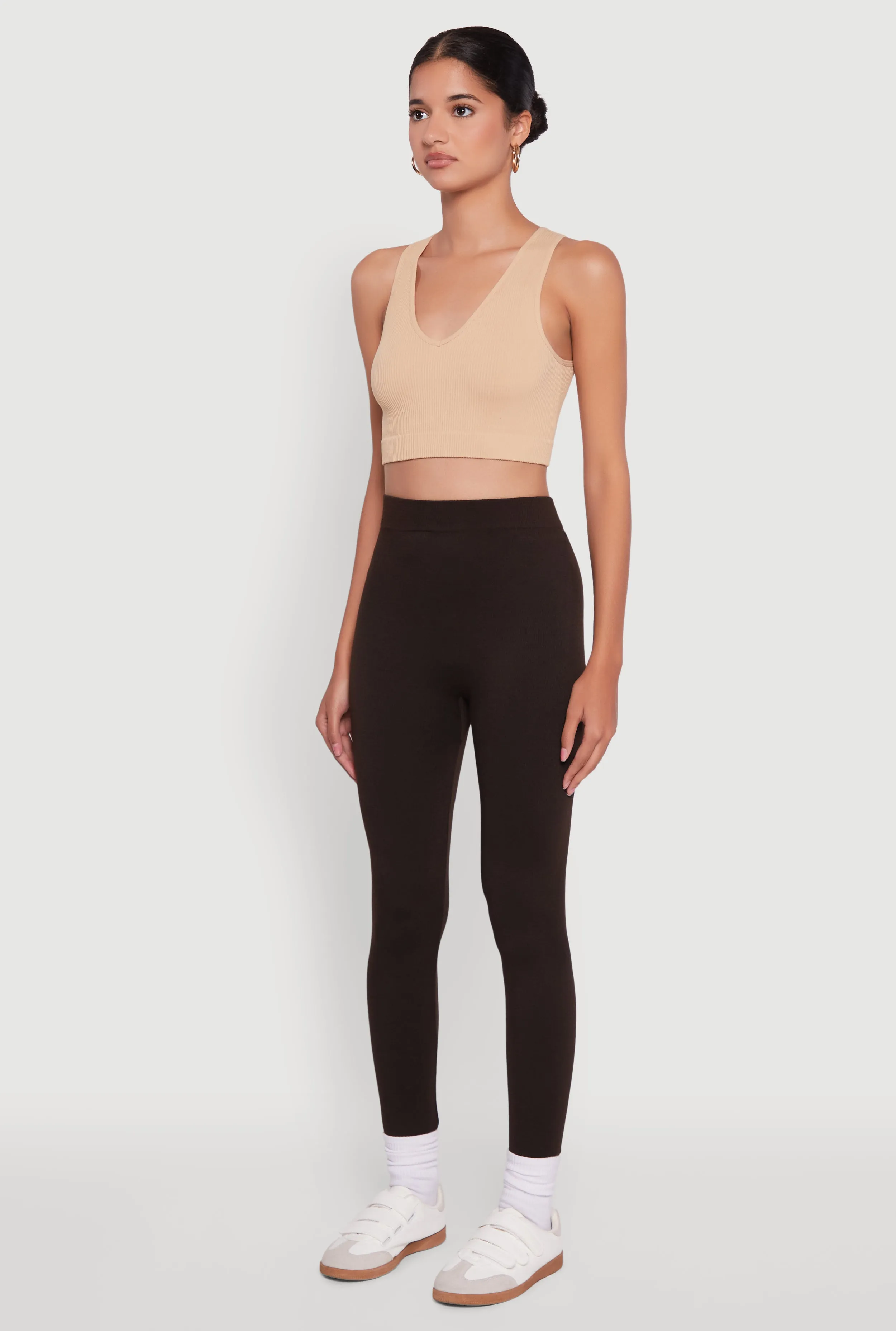 High Waisted Terry Cloth Leggings sold by Rainbow product image thumbnail 3