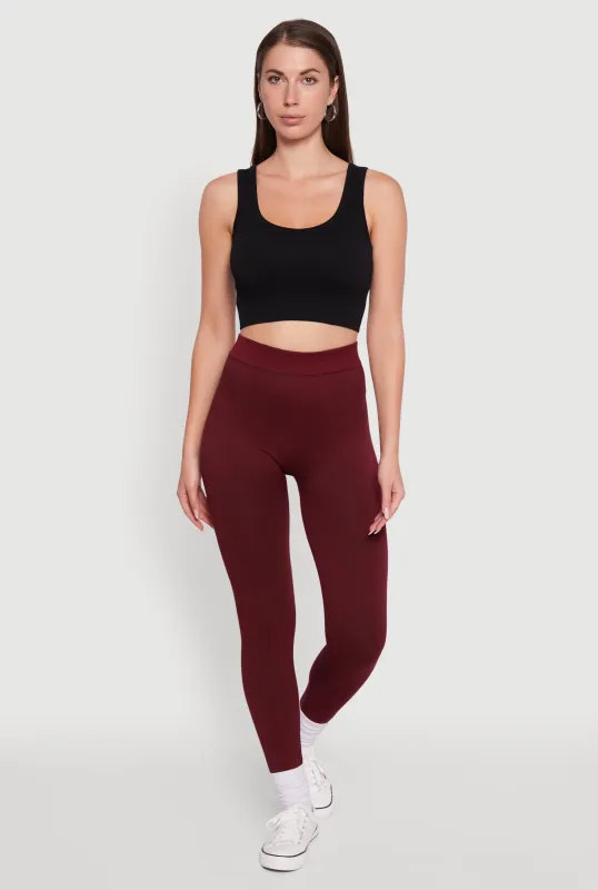 High Waisted Terry Cloth Leggings sold by Rainbow