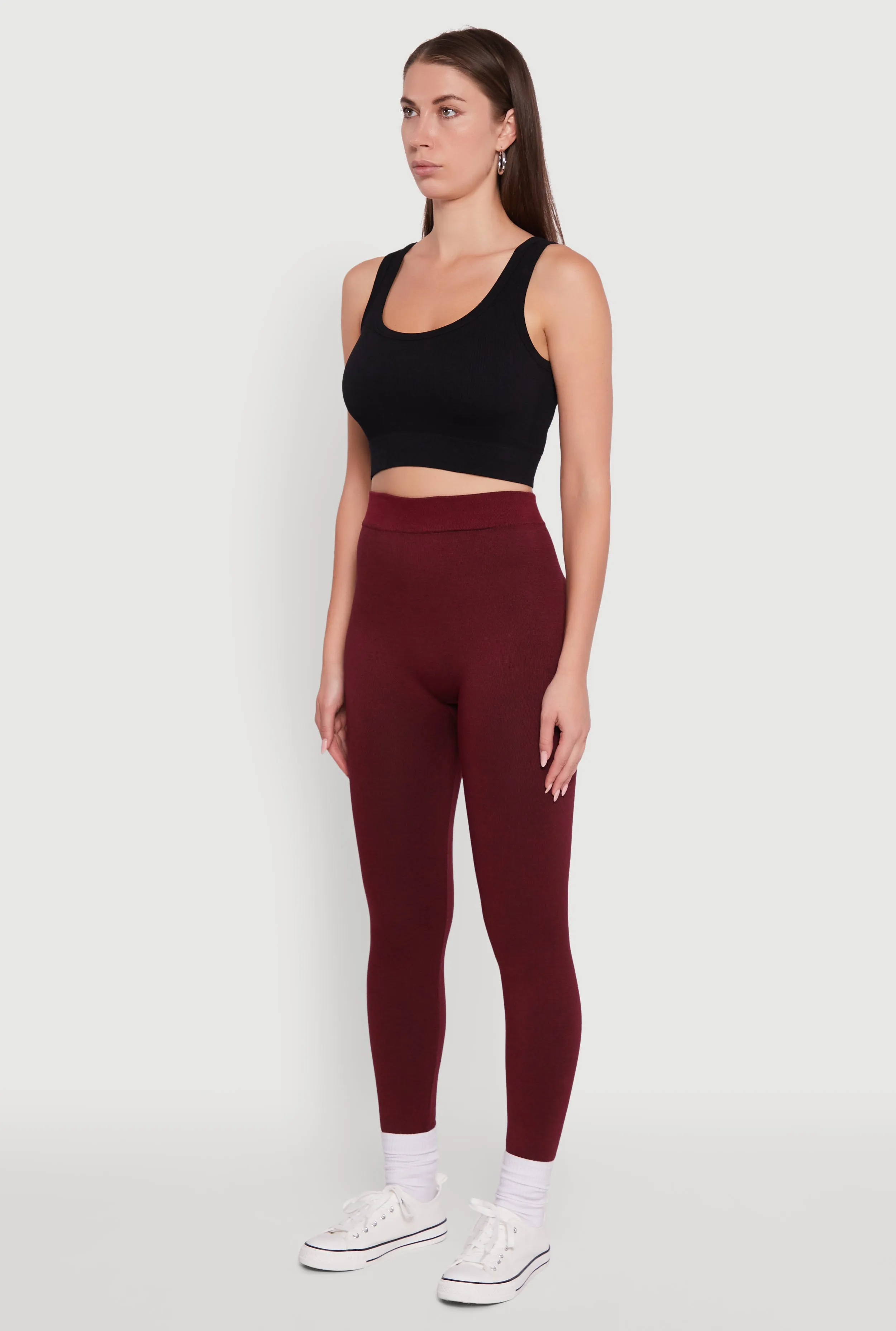 High Waisted Terry Cloth Leggings sold by Rainbow product image thumbnail 3