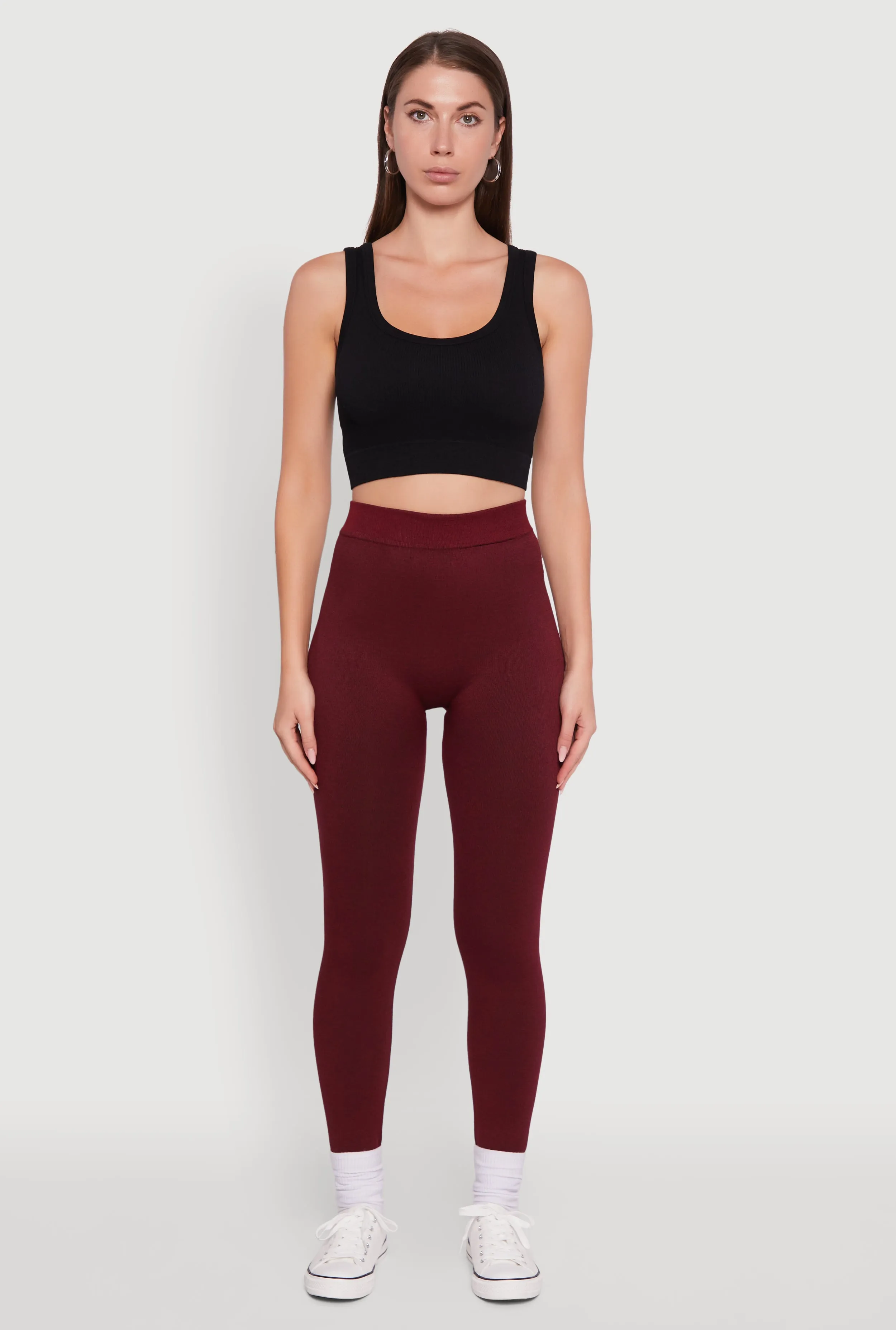 High Waisted Terry Cloth Leggings sold by Rainbow product image thumbnail 2