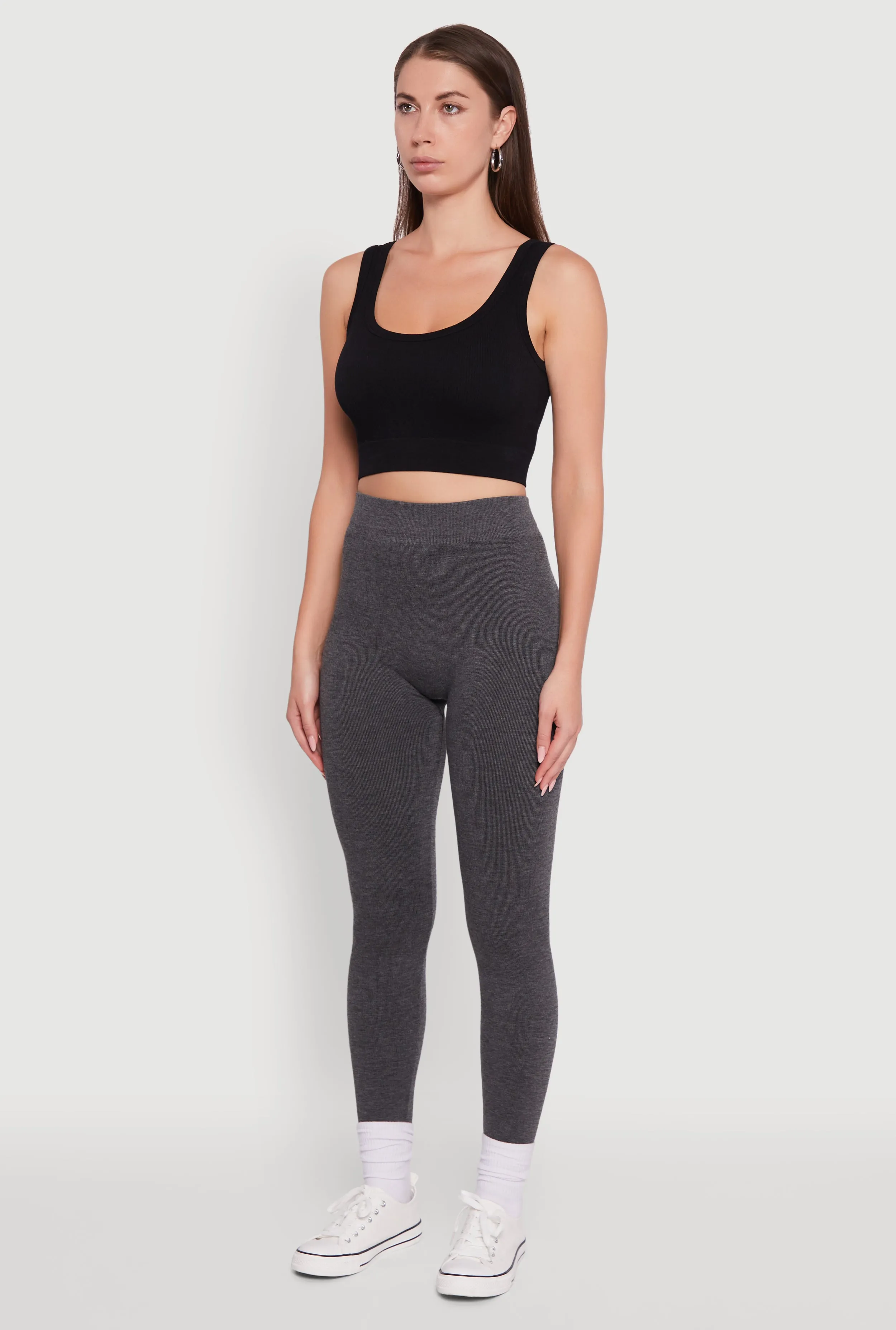 High Waisted Terry Cloth Leggings sold by Rainbow product image thumbnail 3