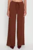 High Waisted Wide Leg Ribbed Knit Casual Pants sold by Rainbow